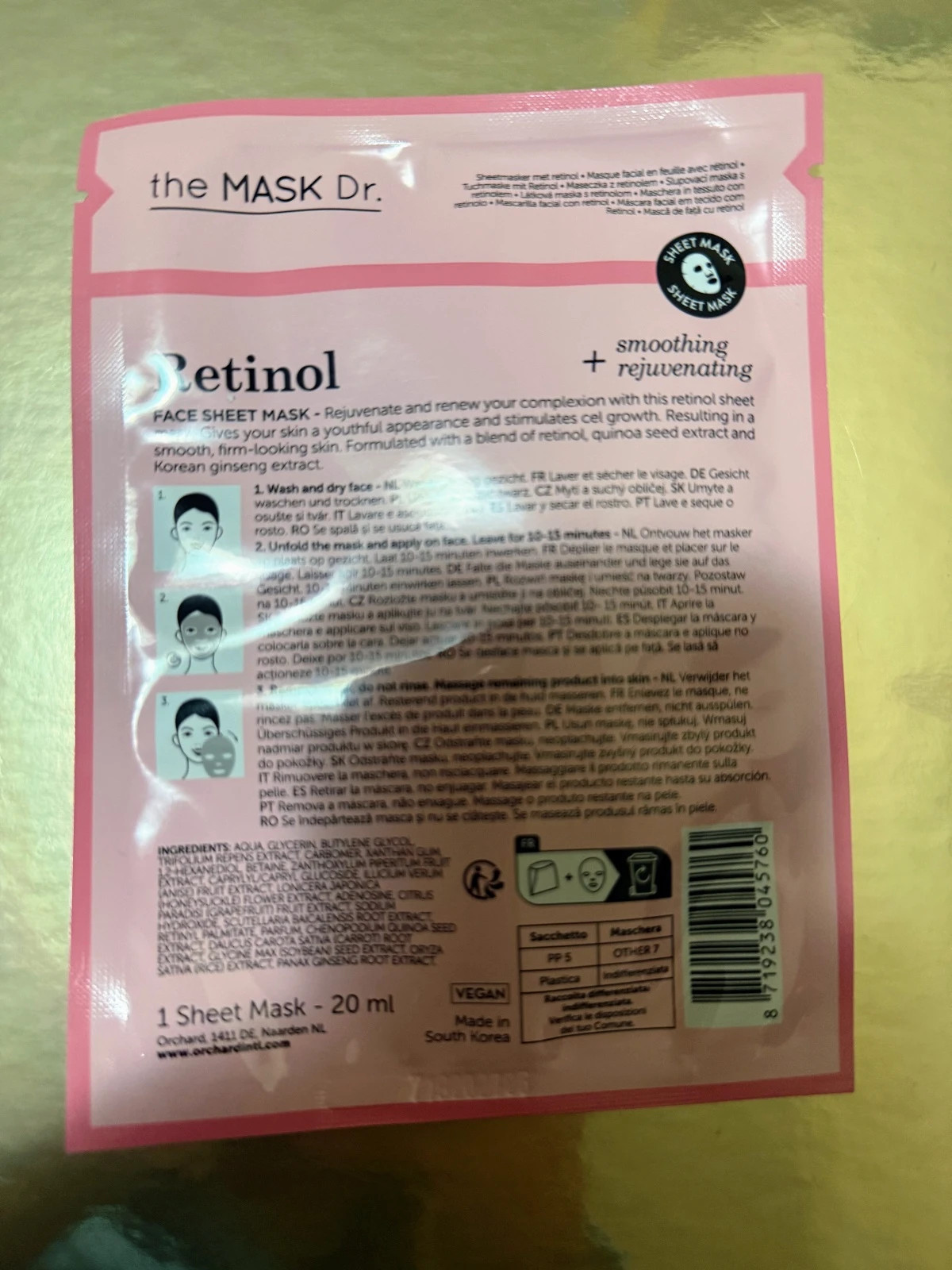 🧴The Mask Dr. Retinol Sheet Mask | nueva mascarilla anti-edad rejuvenecedora🧴 – the MASK Dr. 2
