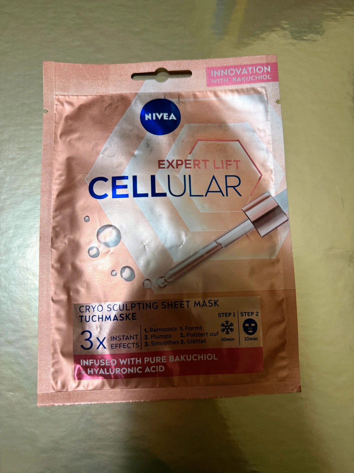 Nivea Expert Lift Cellular Cryo Sculpting Sheet Mask | nueva mascarilla facial