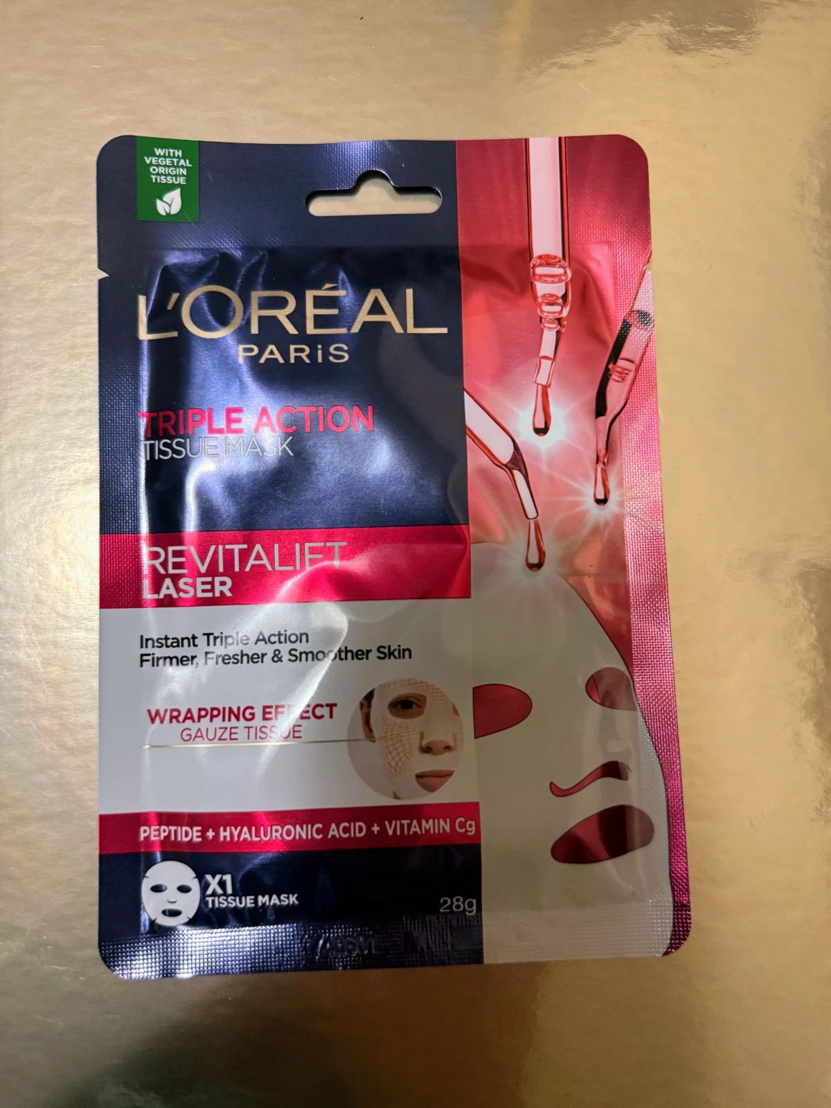 🌿L’Oréal Paris RevitaLift Laser Triple Action Tissue Mask | nueva mascarilla antiedad🌿