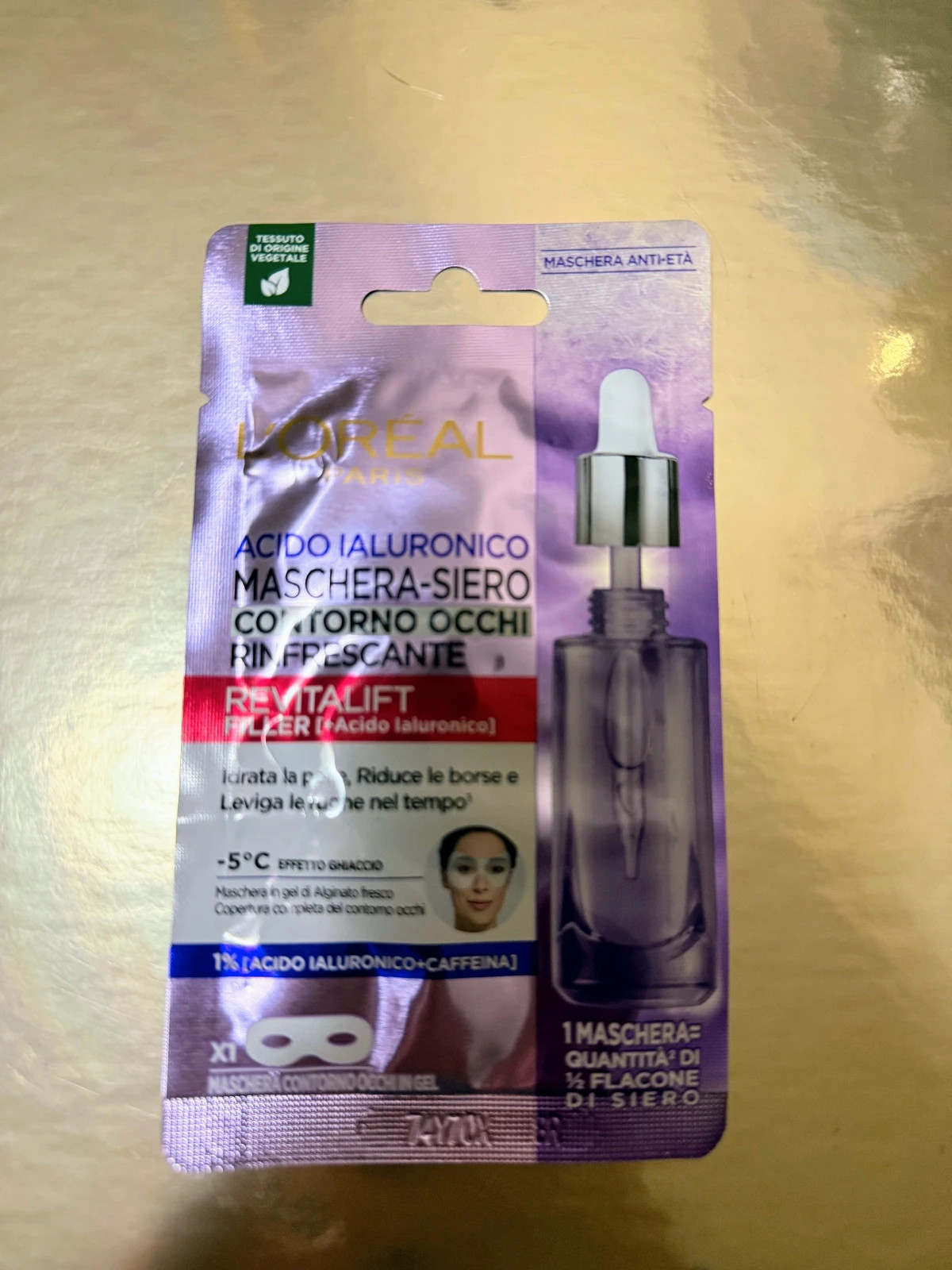 👁L’Oréal Paris Revitalift Filler Mascarilla Ojos Ácido Hialurónico | nuevos parches contorno👁