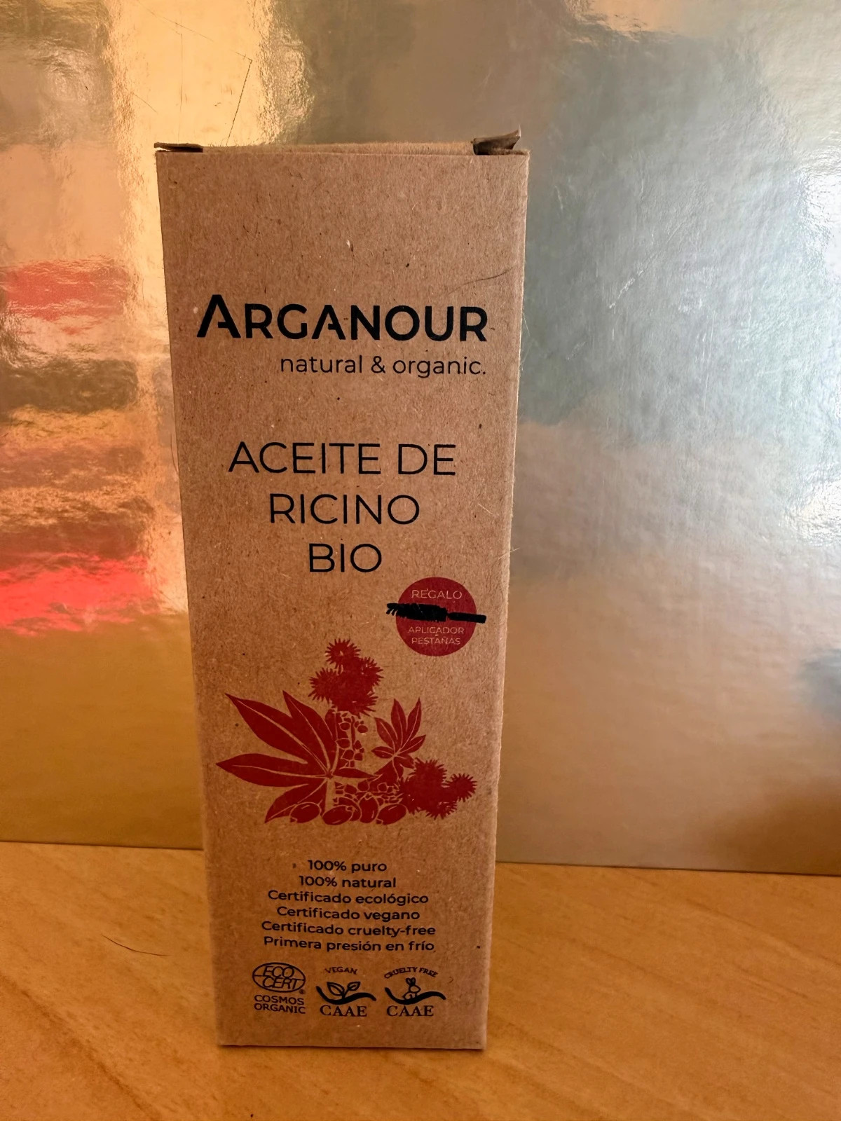 🌿Arganour Aceite de Ricino 100 ml 🌿 con aplicador | crecimiento pestañas y cabello | nuevo