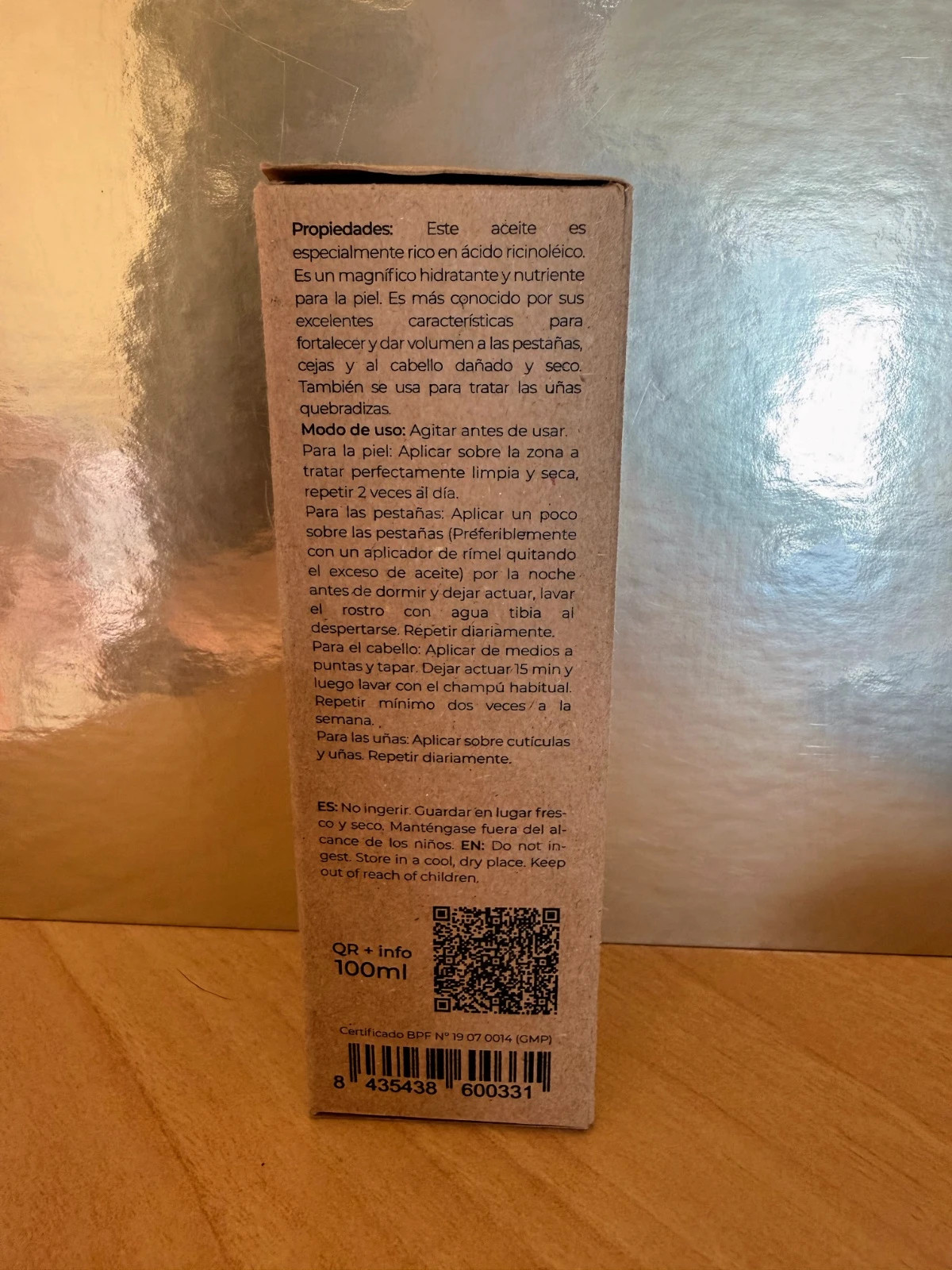 🌿Arganour Aceite de Ricino 100 ml 🌿 con aplicador | crecimiento pestañas y cabello | nuevo – Arganour 5