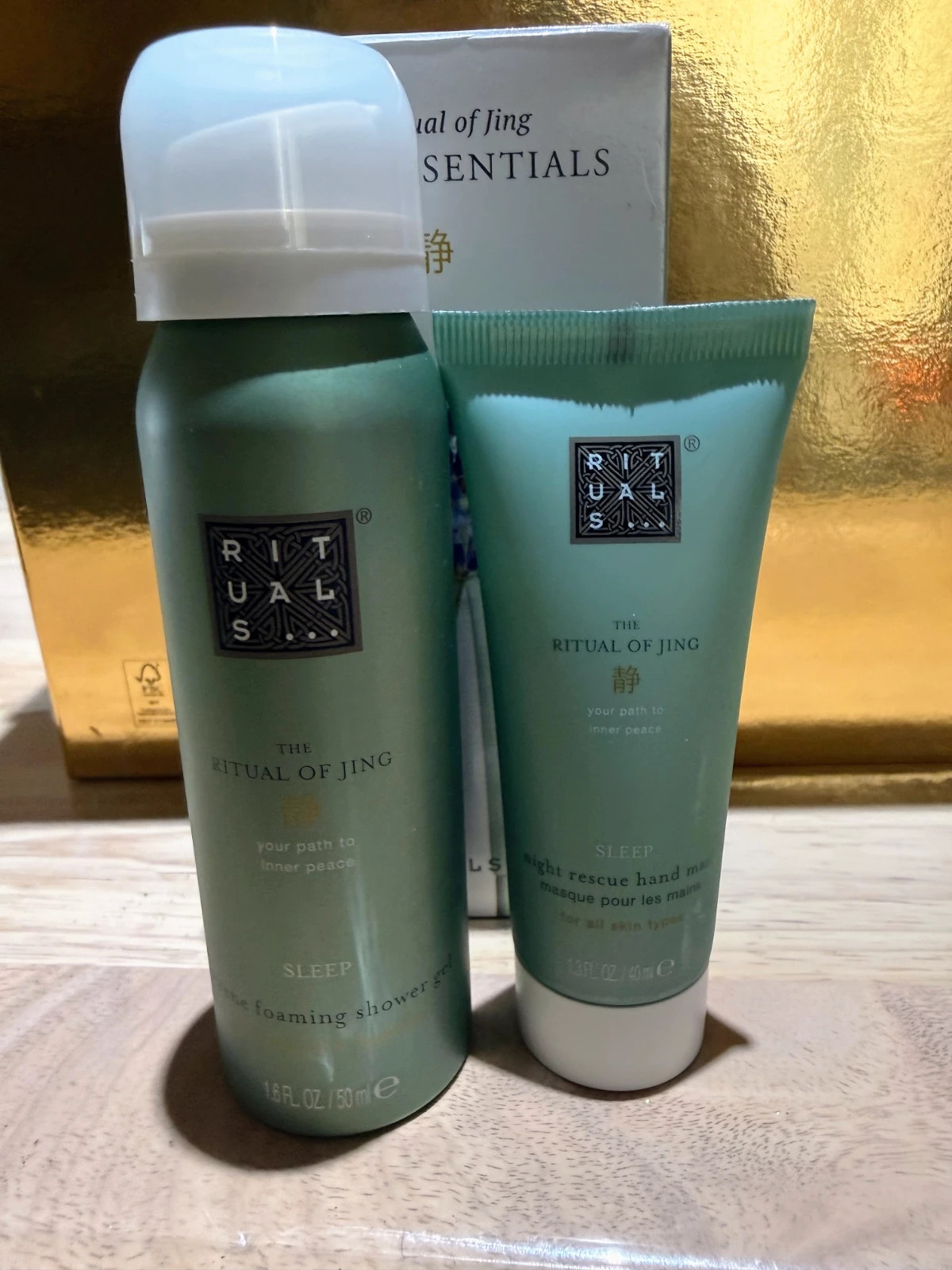 💖Pack Rituals Jing Sleep Essentials 50 ml + 40 ml | ducha + mascarilla manos💖 – Rituals 2