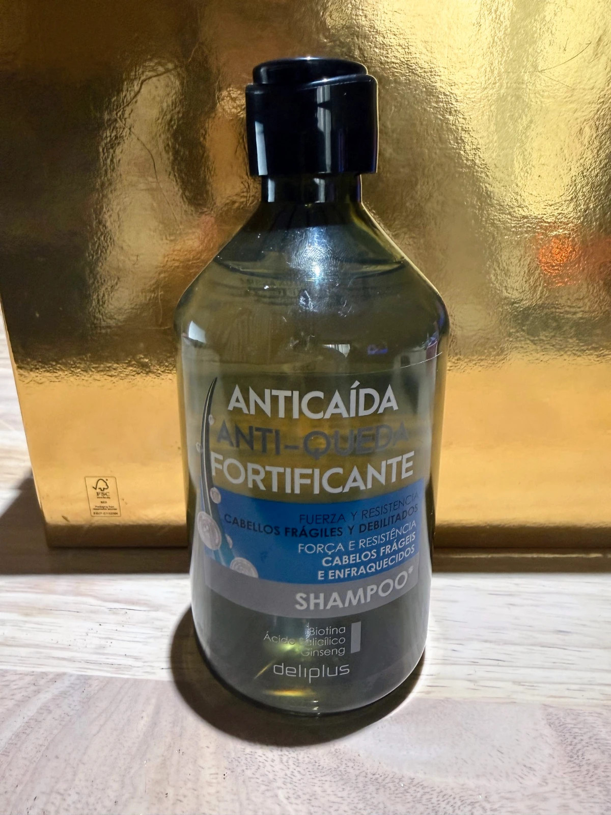 💚Deliplus Champú Anticaída Fortificante 400 ml | fortalecimiento capilar💚