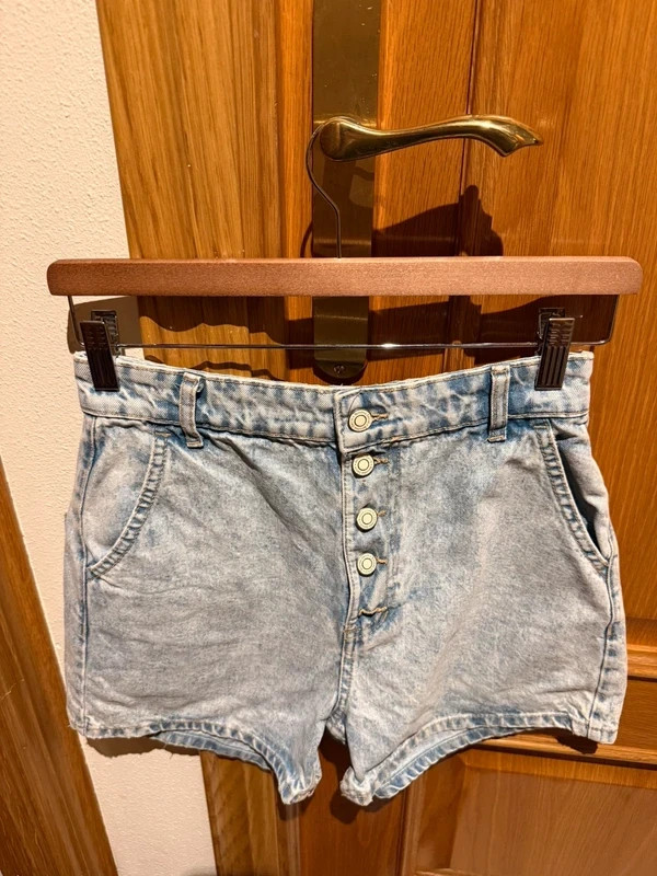 👖 Pantalón vaquero Bershka 👖 azul claro | talla M – Bershka – taille M / 38 / 10