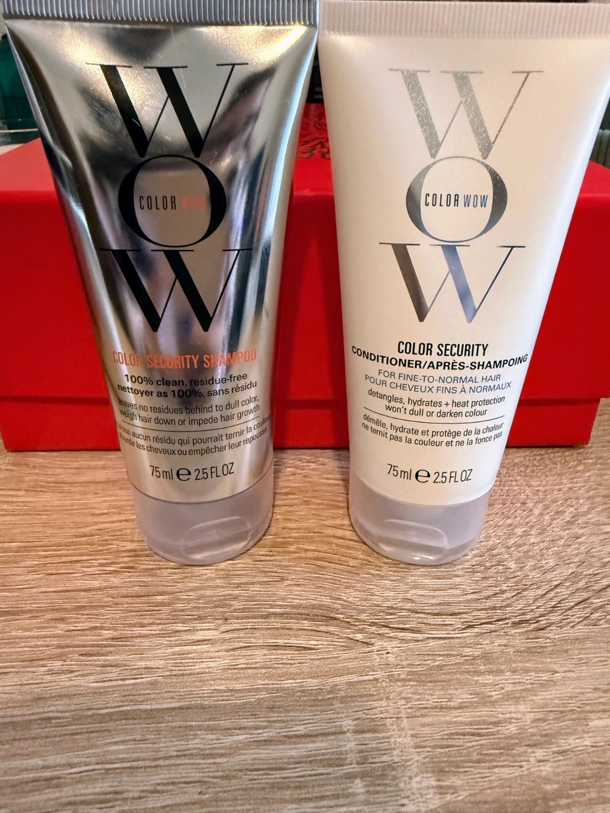 💧Color Wow Pack Seguridad de Color 75ml + 75ml | champú y acondicionador sin sulfatos💧