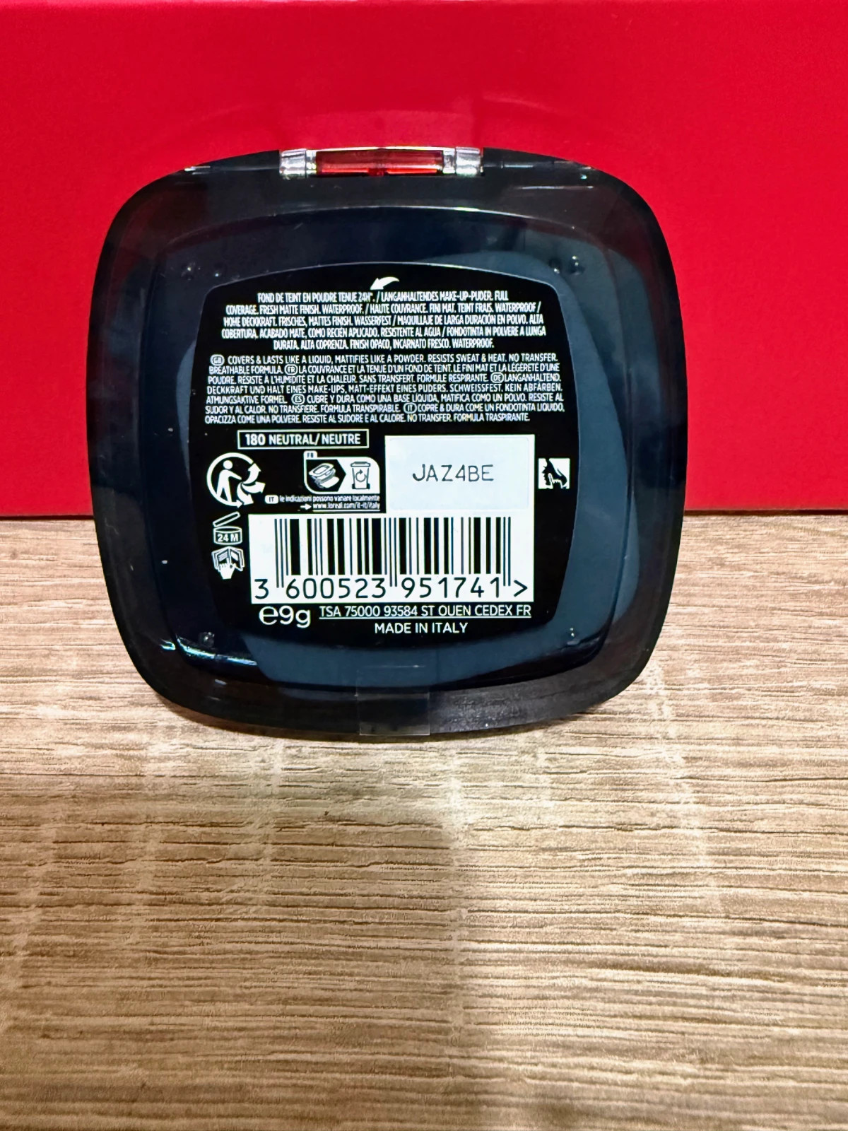 L’Oréal Infallible 24H Fresh Wear Polvo Base 180 Neutral | cobertura natural y duradera – L'Oréal 3