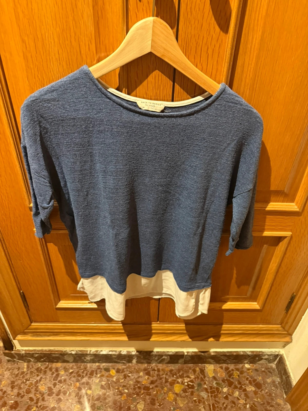 🤍Camiseta Stradivarius azul🤍 manga 3/4 | talla S Nuevo sin etiqueta – Stradivarius – taille S / 36 / 8