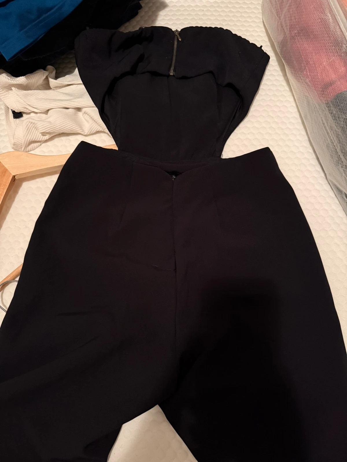 🖤 Mono de vestir negro palabra de honor 🖤 elegante | talla S – Bershka – taille S / 36 / 8 2