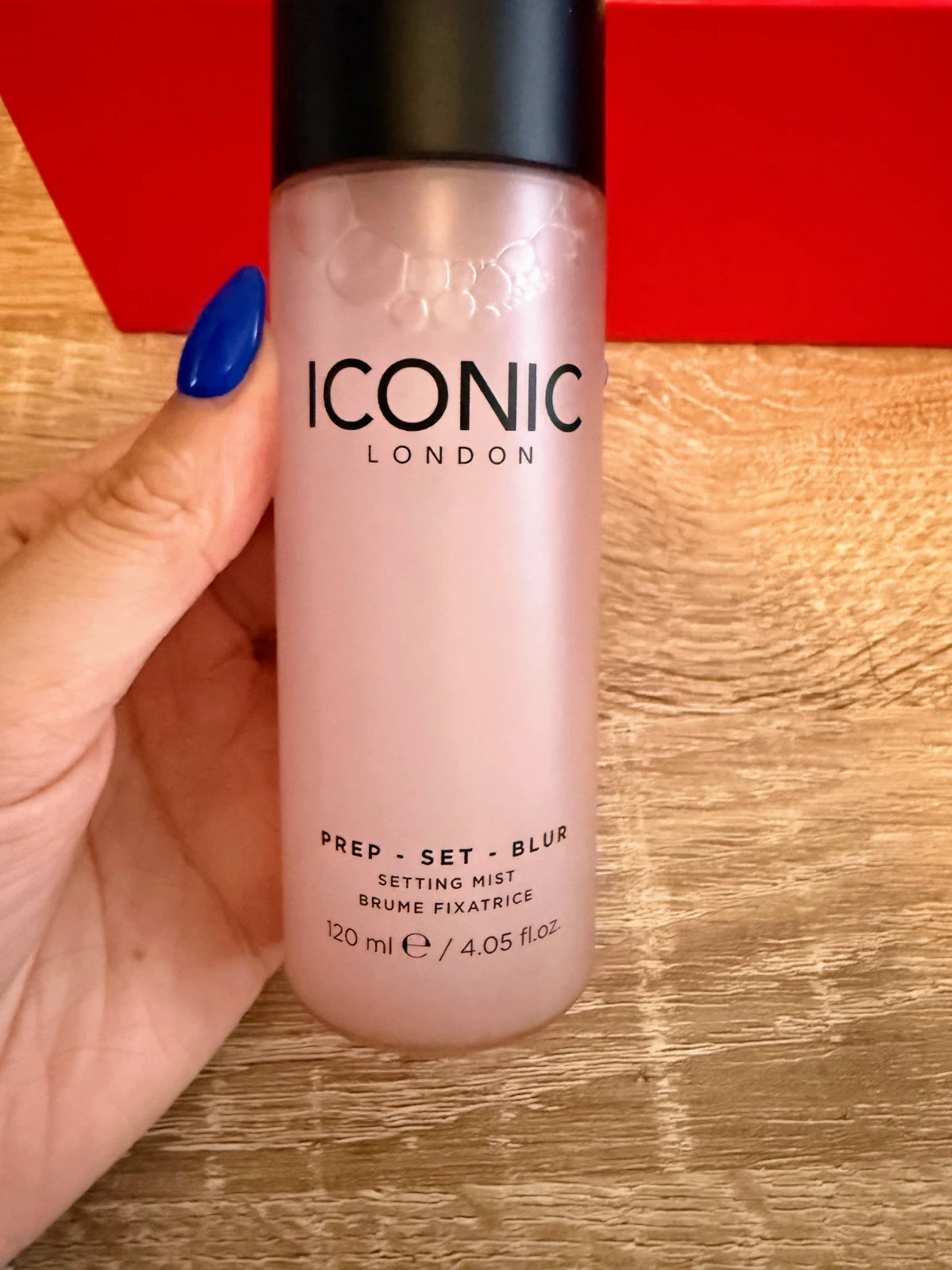 💋 Iconic London Prep‑Set‑Blur Setting Spray 120 ml | spray fijador y difuminador💋