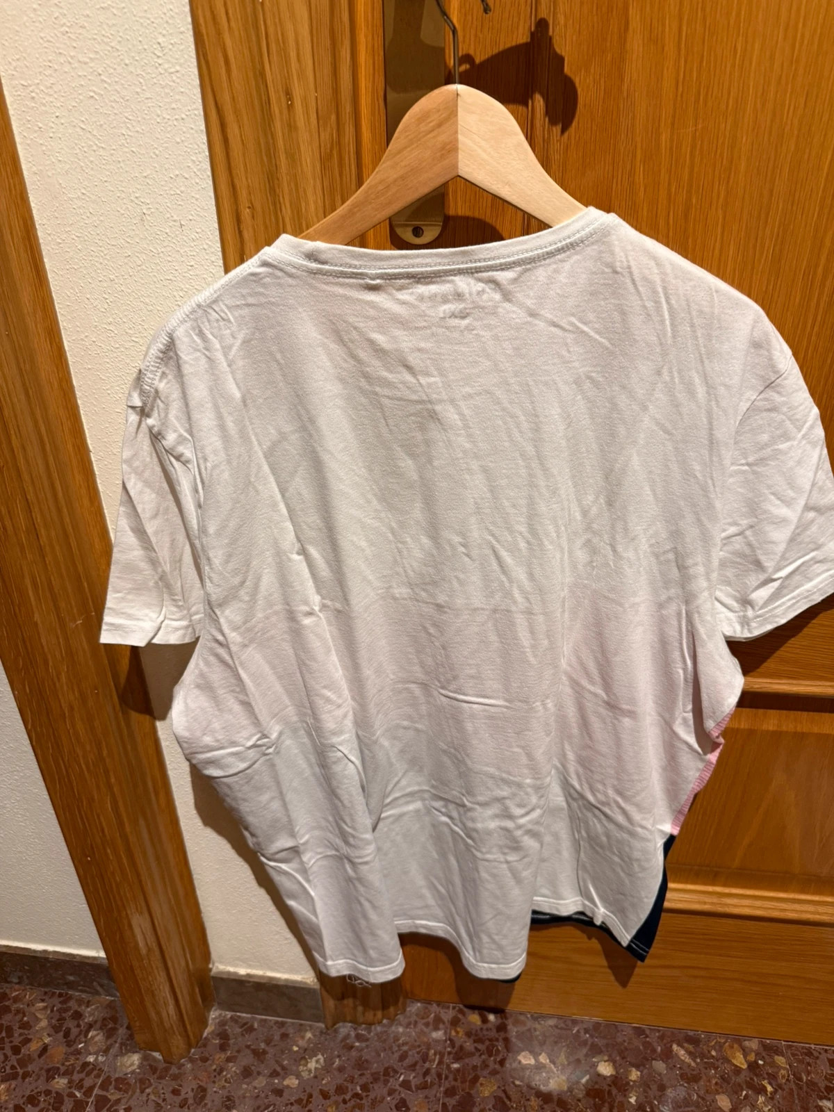 👕 Camiseta básica Primark 👕 tricolor blanca, rosa y azul | talla XXL – Primark – taille XXL 2