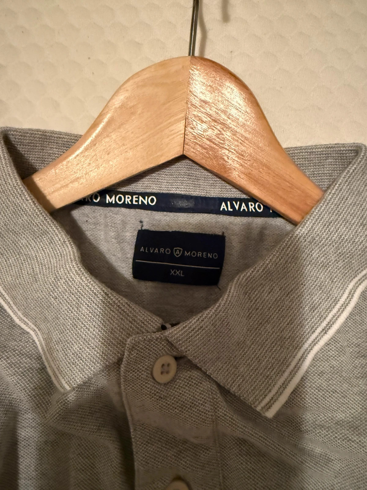 👕 Polo gris Álvaro Moreno 👕 clásico y elegante | talla XXL – Alvaro Moreno – taille XXL 3