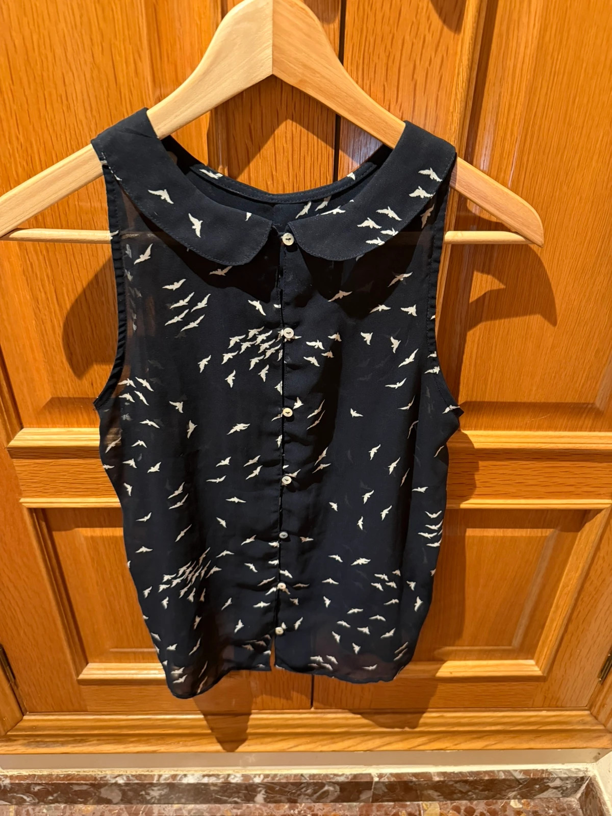 👚 Blusa sin manga azul marino👚 Lefties | talla S – Lefties – taille S / 36 / 8 2