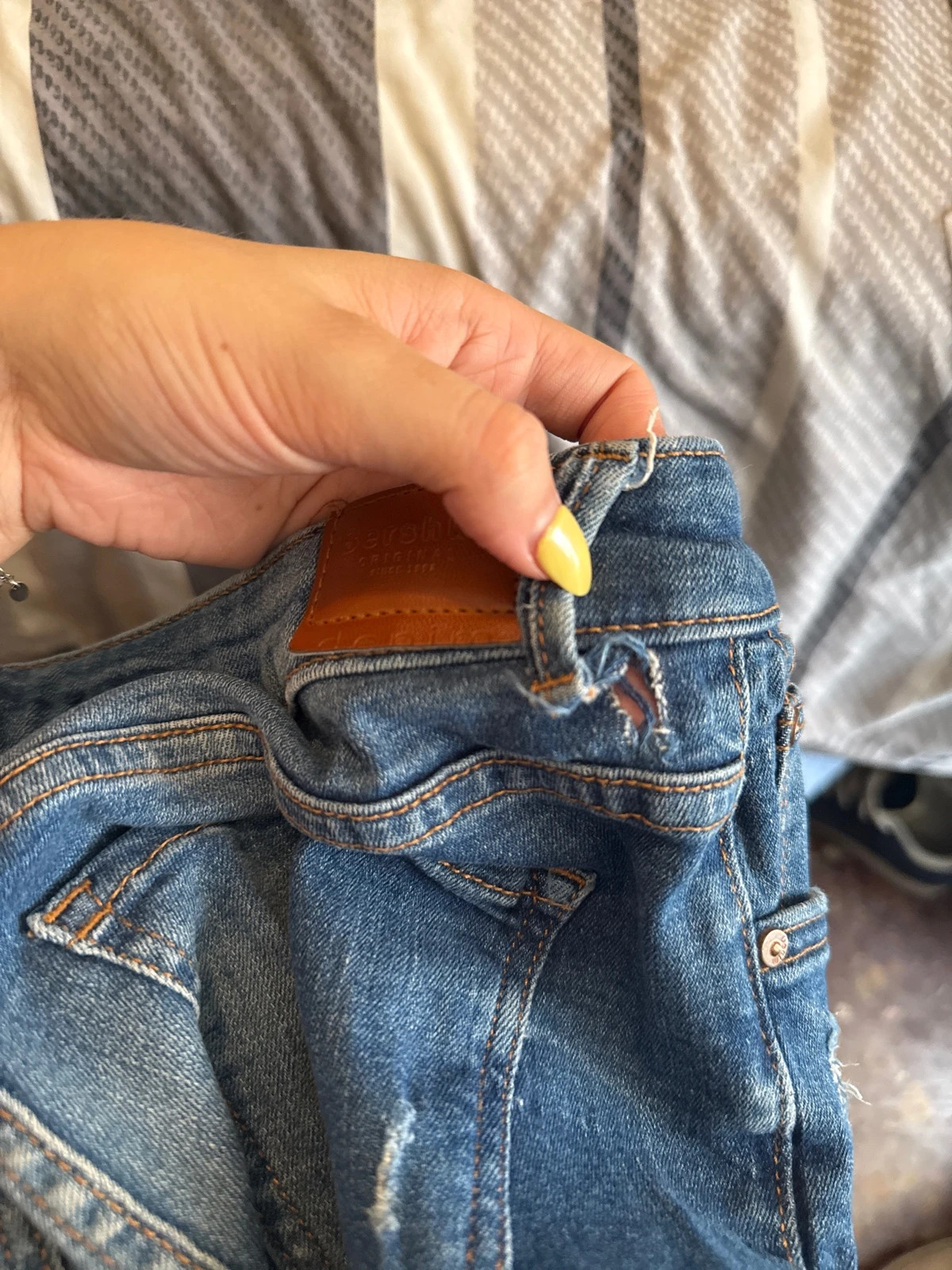 👖 Pantalón skinny azul marino Bershka👖 | talla M / 38 – Bershka – taille M / 38 / 10 3