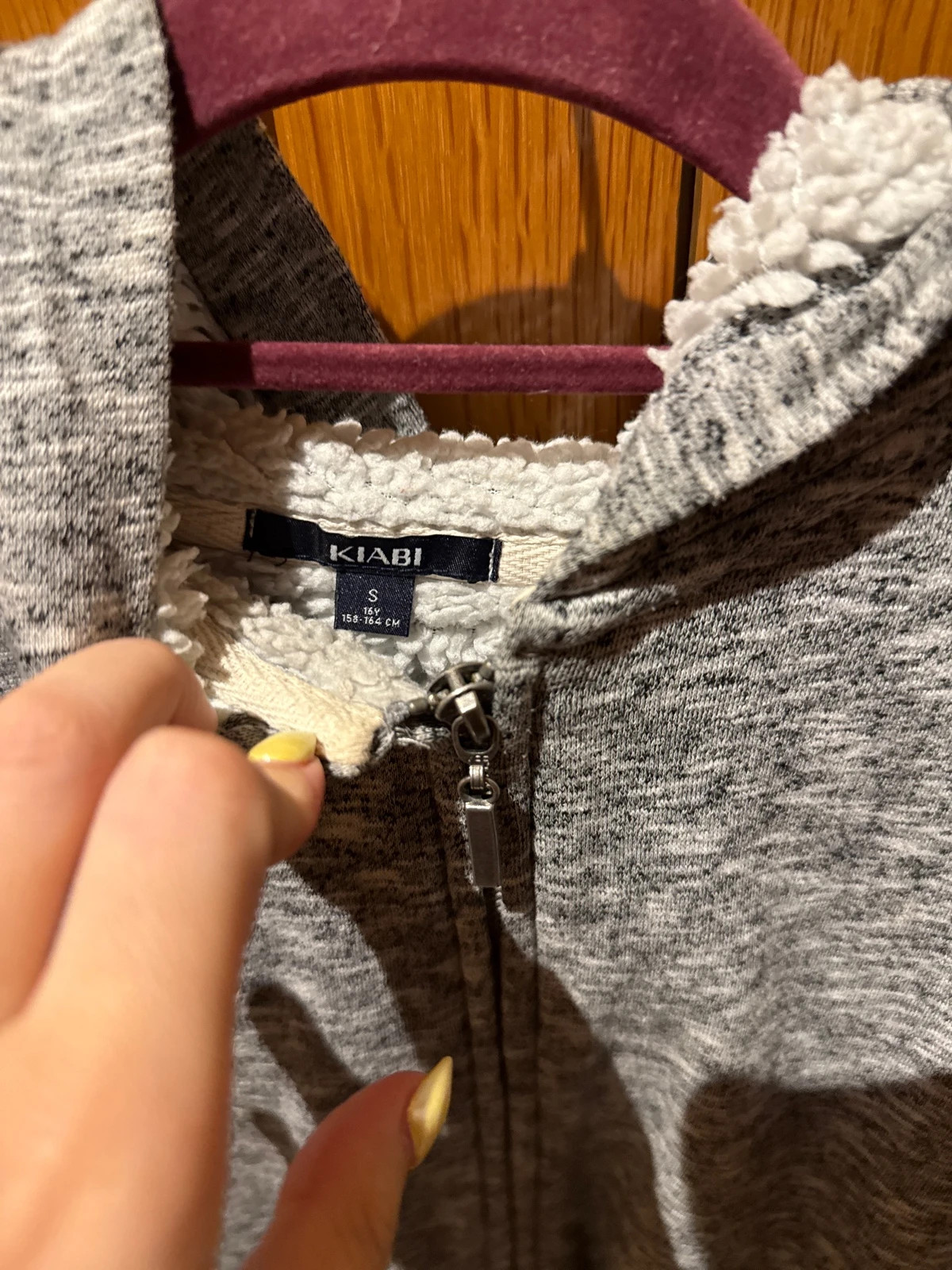 🧥 Chaqueta Polar Gris con Cremallera Talla S – Buen Estado 🧥 – Kiabi – taille S 2