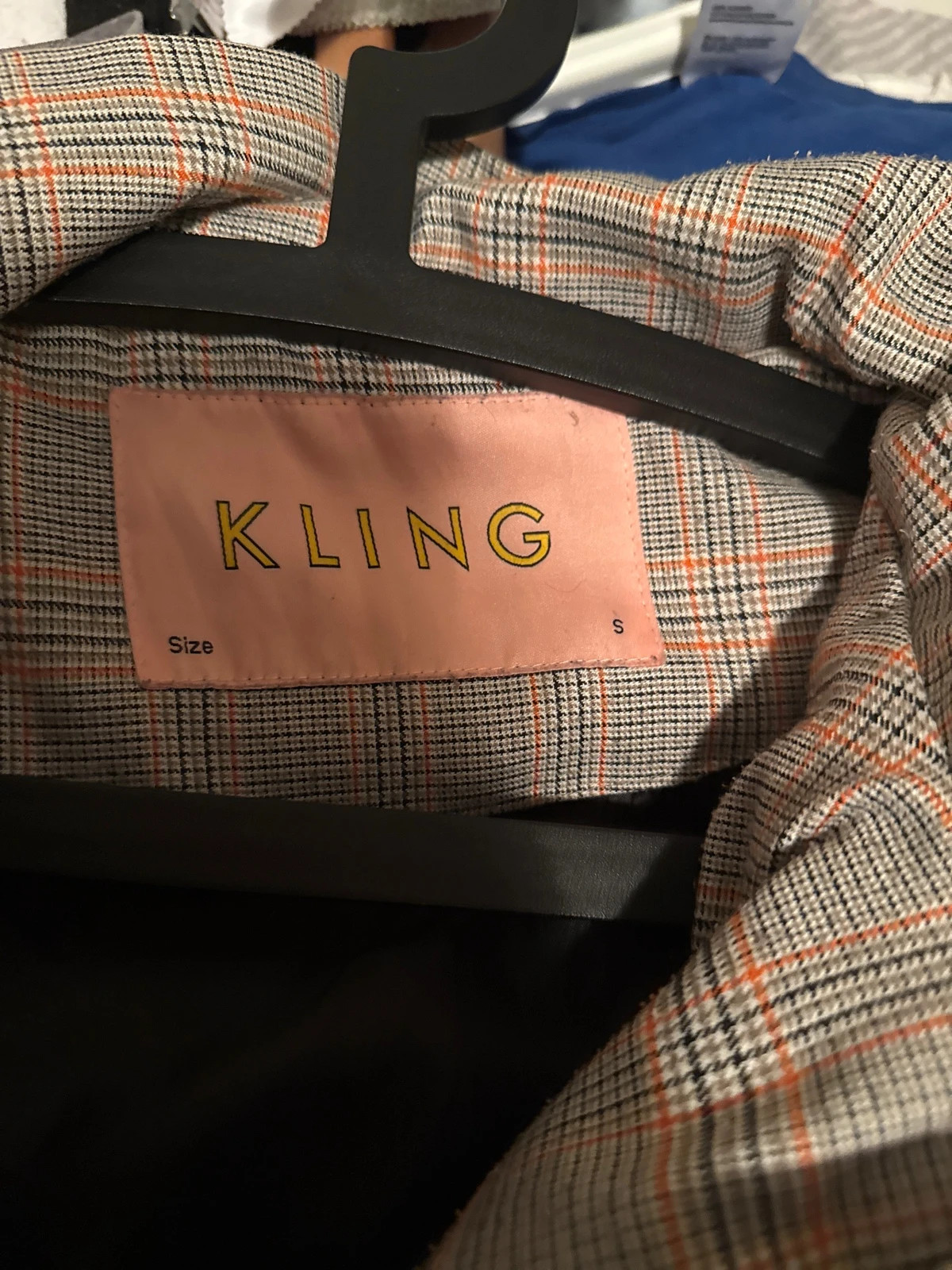 🧥 Abrigo de Cuadros Clásico Talla S – Muy Buen Estado🧥 – Kling – taille S 3
