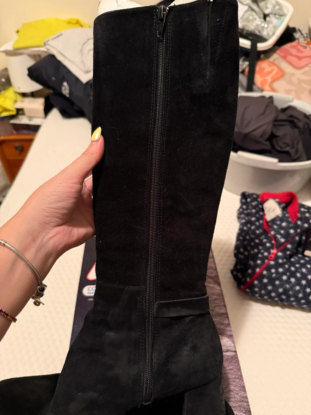 👢 Bota Alta Negra con Tacón 6 cm – Talla 37 – Muy buen Estado👢 – local – taille EU 37 2