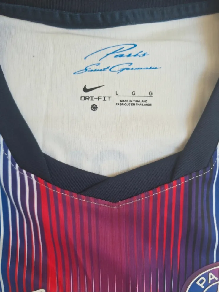 Maillot Paris Blanc D. Doué 14 - Taille L  – Nike – taille L 3
