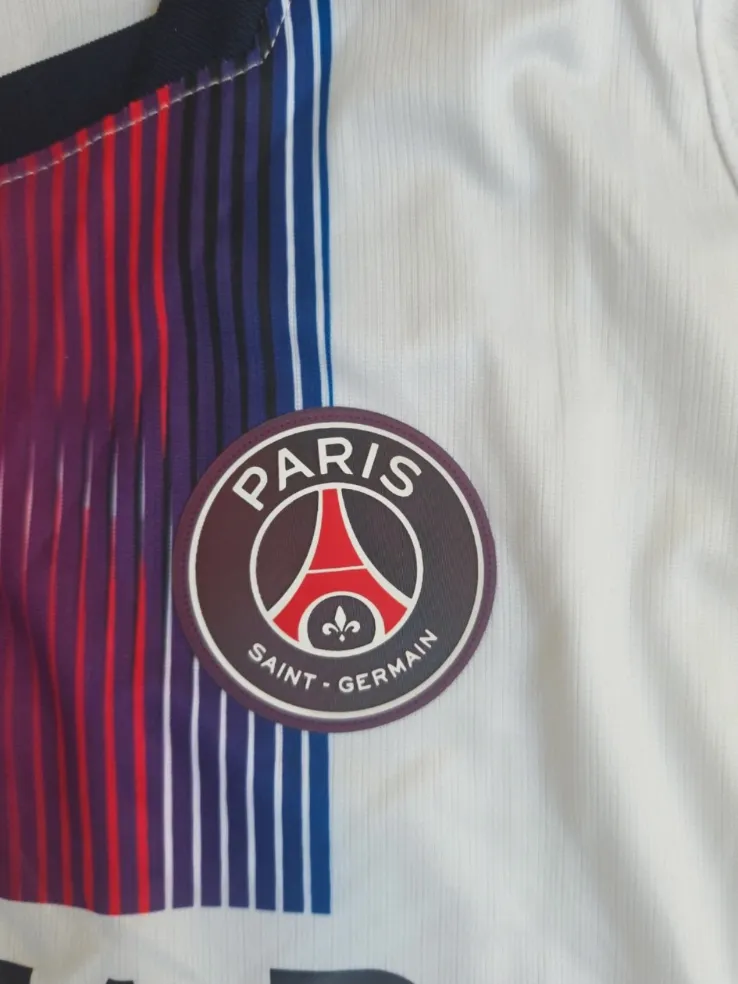 Maillot Paris Blanc D. Doué 14 - Taille L  – Nike – taille L 8