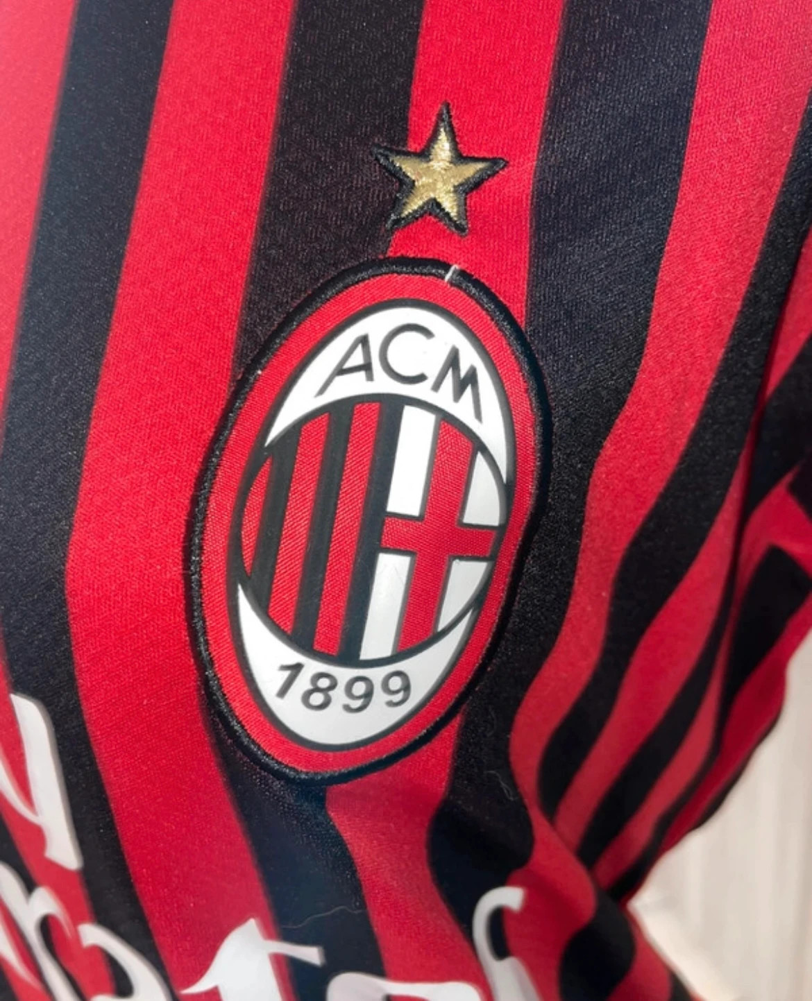 Maillot AC Milan Domicile 2019/2020 - Puma taille M ( Logo brodé ) – Puma – taille M 4