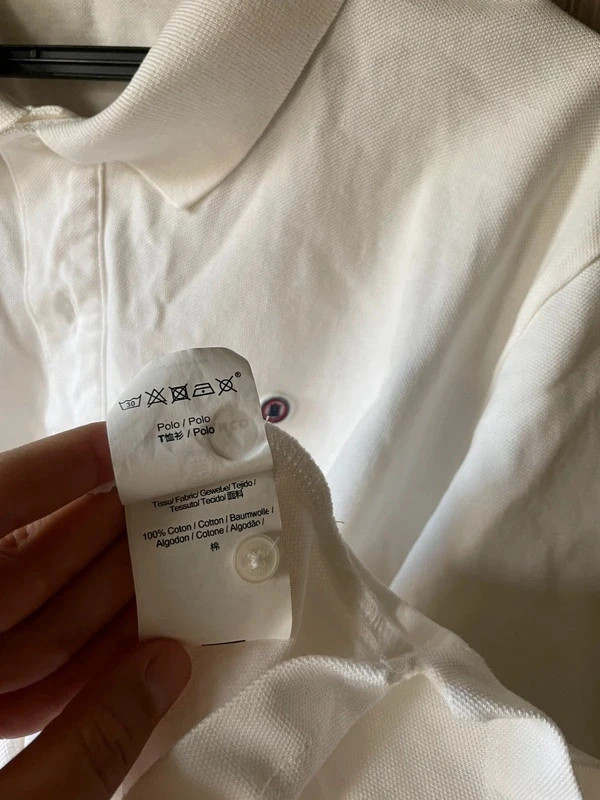 Polo blanc Serge Blanco - Taille XL logo brodé – Serge Blanco – taille XL 5