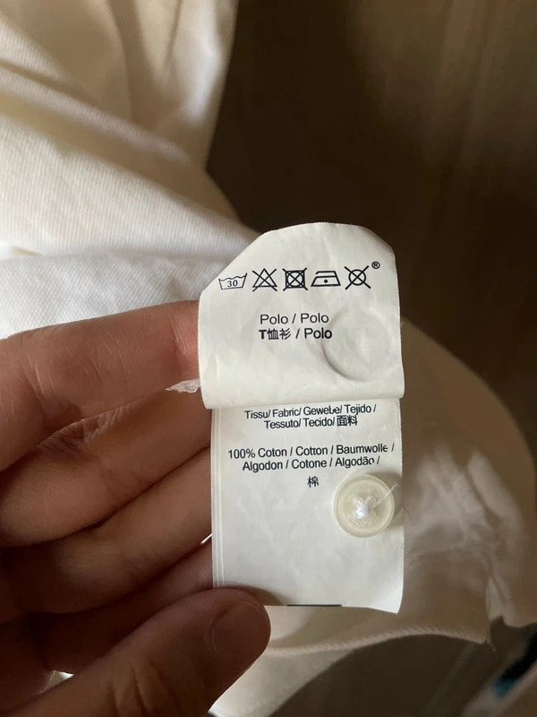 Polo blanc Serge Blanco - Taille XL logo brodé – Serge Blanco – taille XL 4