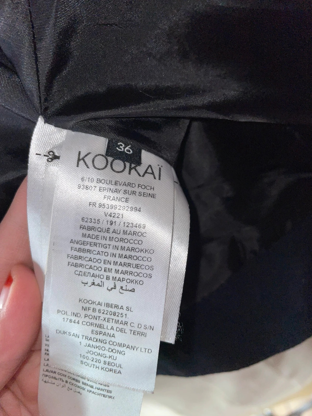 Veste courte noire kookai.Coupe bomber chic – KOOKAÏ – taille S / 36 / 8 5
