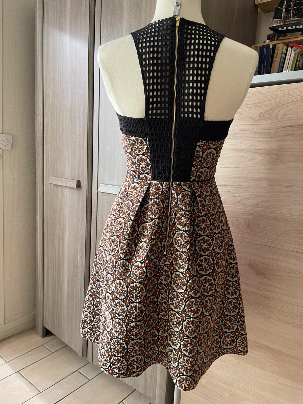 👗 Robe patineuse H&M - Jacquard & Dentelle taille S – H&M – taille S / 36 / 8 3