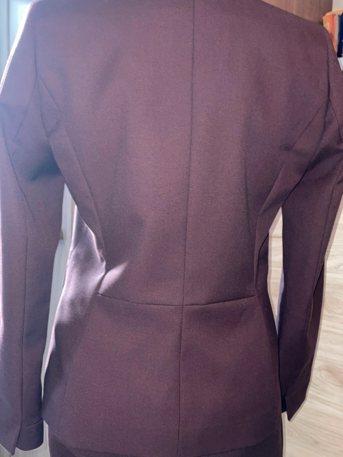 Ensemble Tailleur Caroll Paris - Chic & Intemporel - Prune/Bordeaux – Caroll – taille M / 38 / 10 4