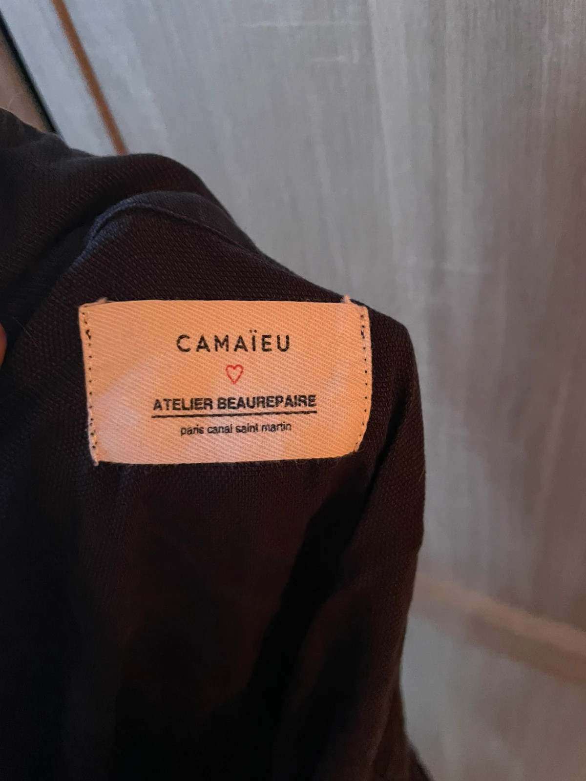 Combinaison Pantalon Camaïeu x Atelier Beaurepaire - Bleu Marine – Camaïeu – taille L / 40 / 12 4