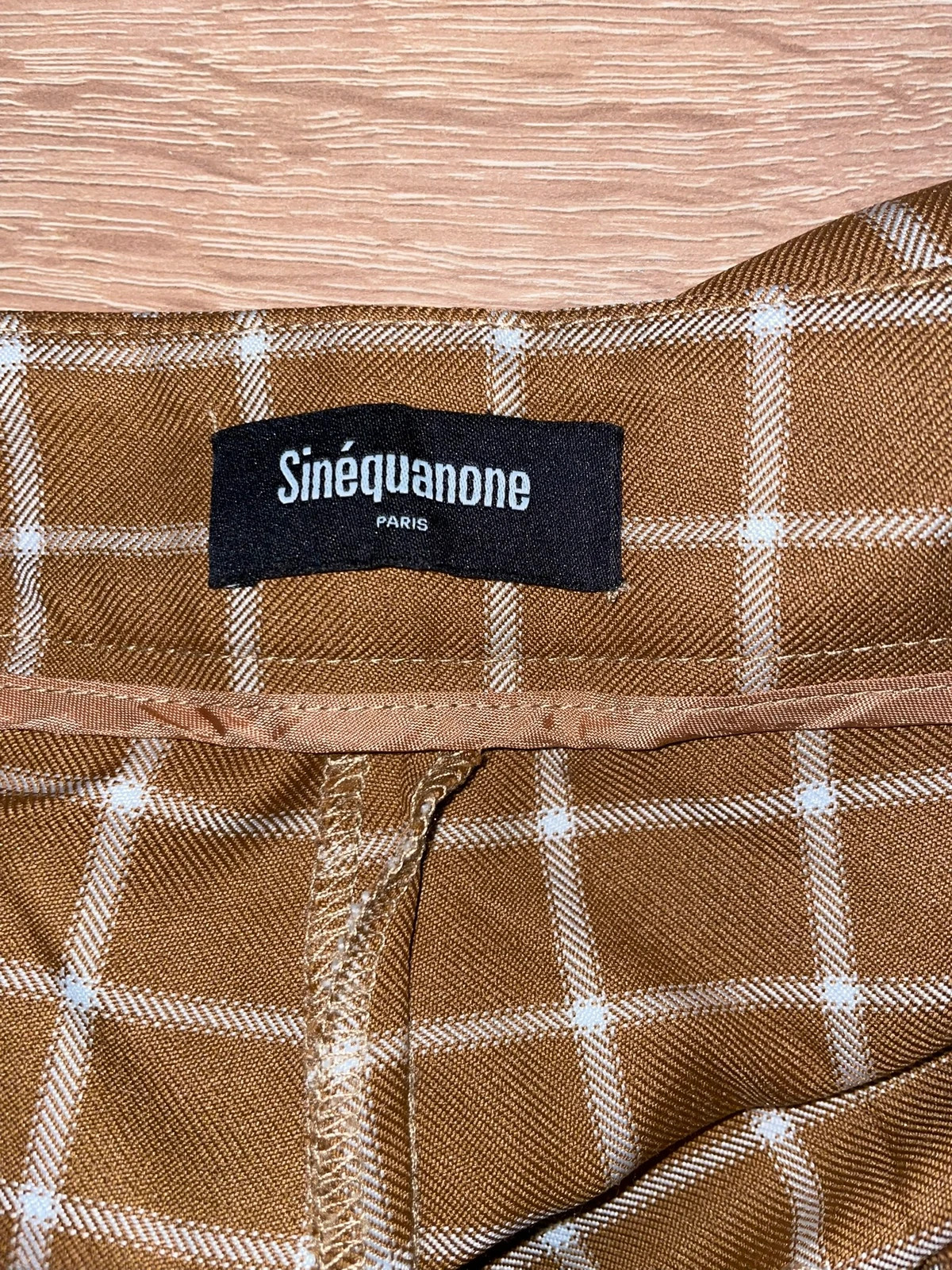 Pantalon large chic à carreaux Sinéquanone – Sinéquanone – taille L / 40 / 12 4