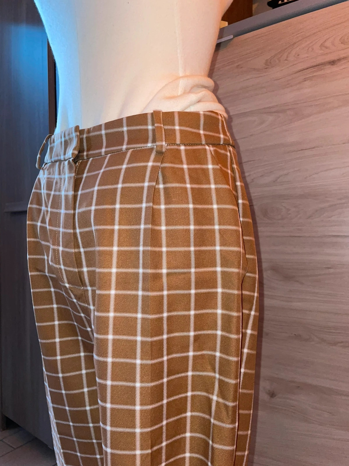 Pantalon large chic à carreaux Sinéquanone – Sinéquanone – taille L / 40 / 12 3