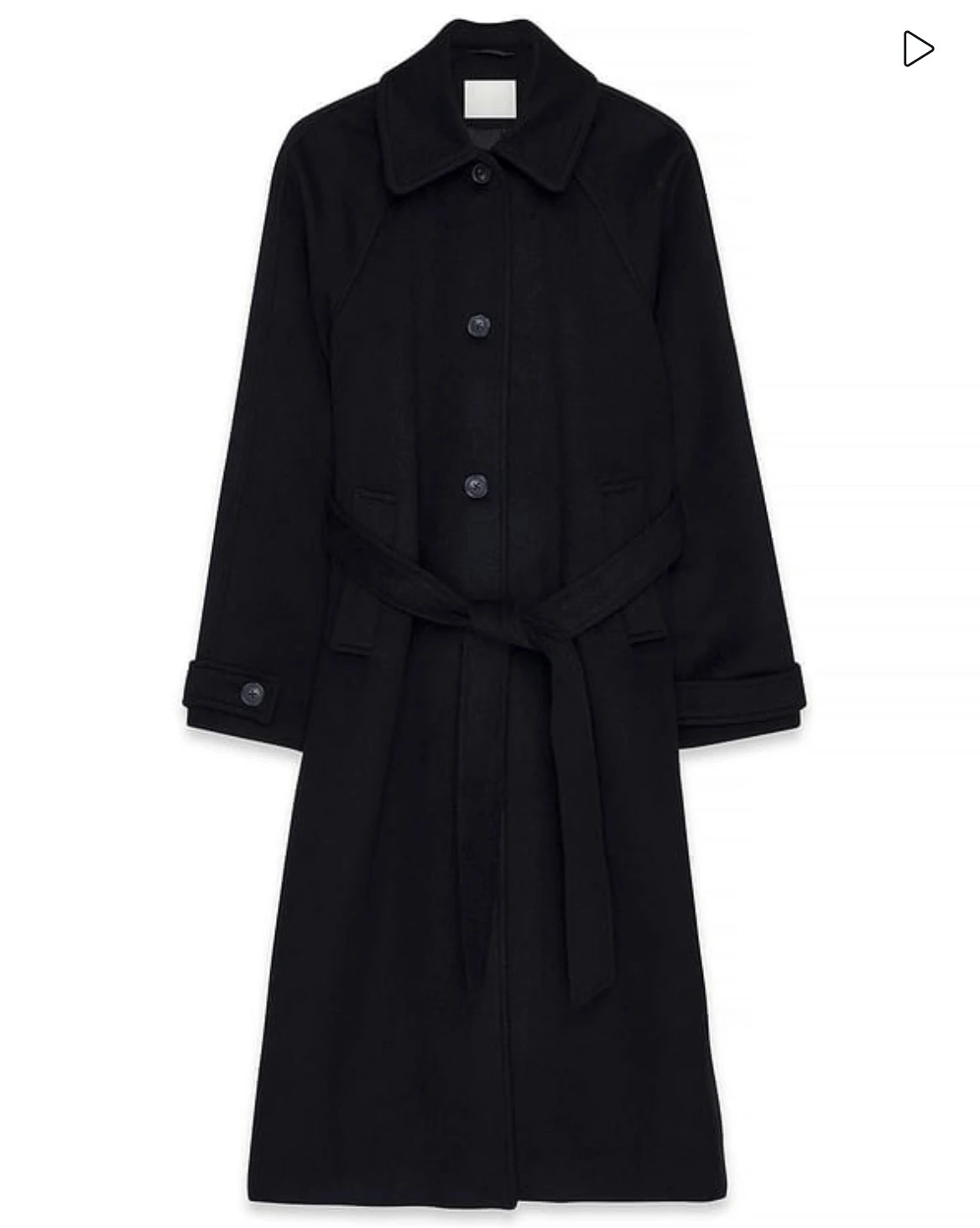 Manteau long oversize en laine à manches raglan – NA-KD – taille XL / 42 / 14 2