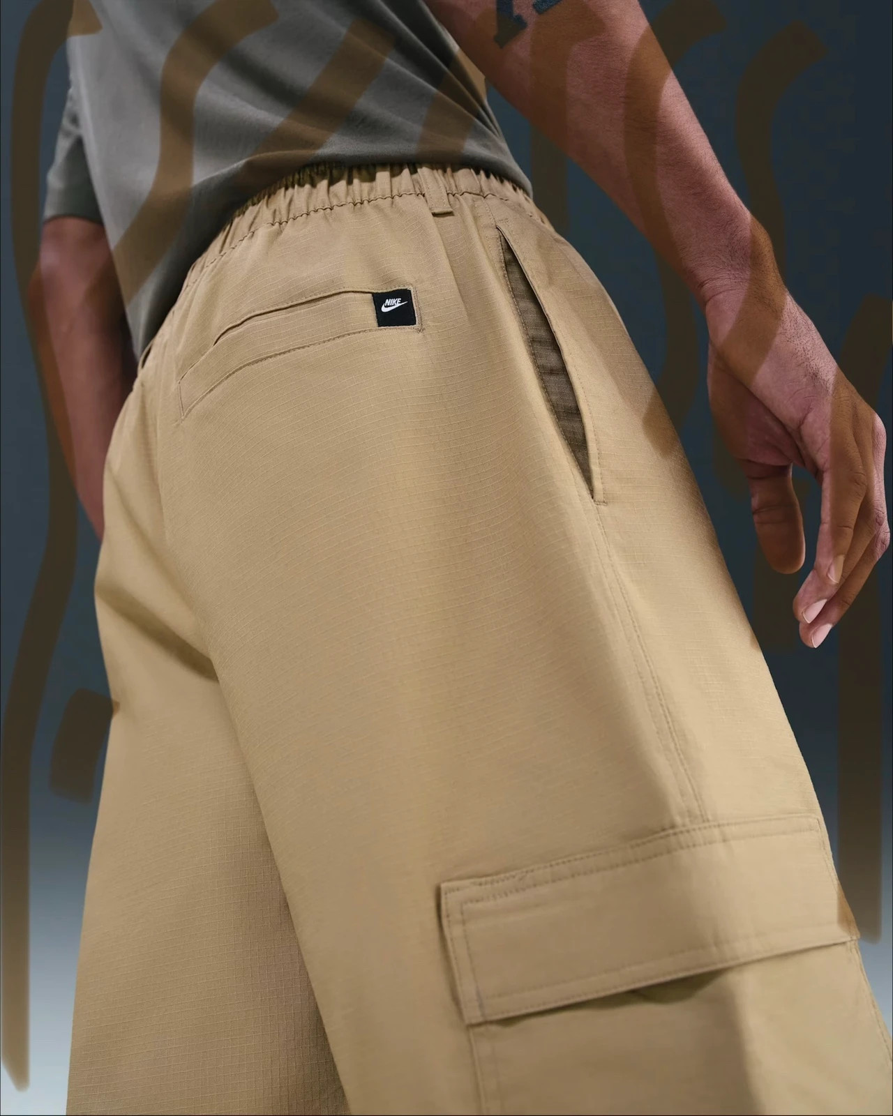 Cargo parachute beige taille S