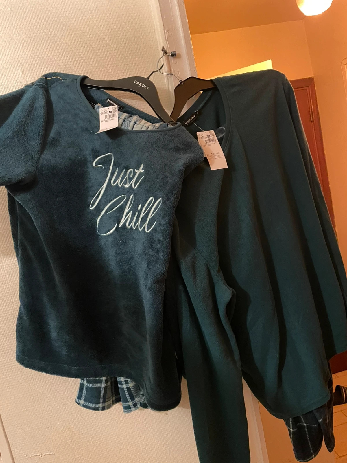 Pyjamas femme et homme – In Extenso – taille XL / 42 / 14 4