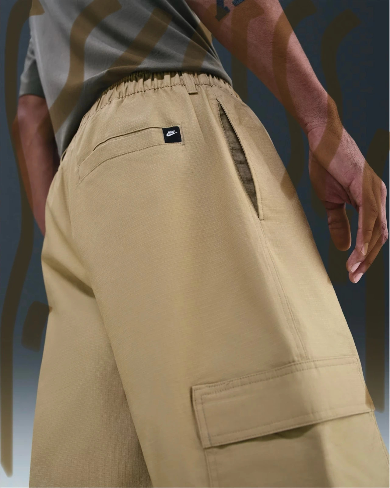 Cargo parachute Nike beige taille XL – Nike – taille XL 2