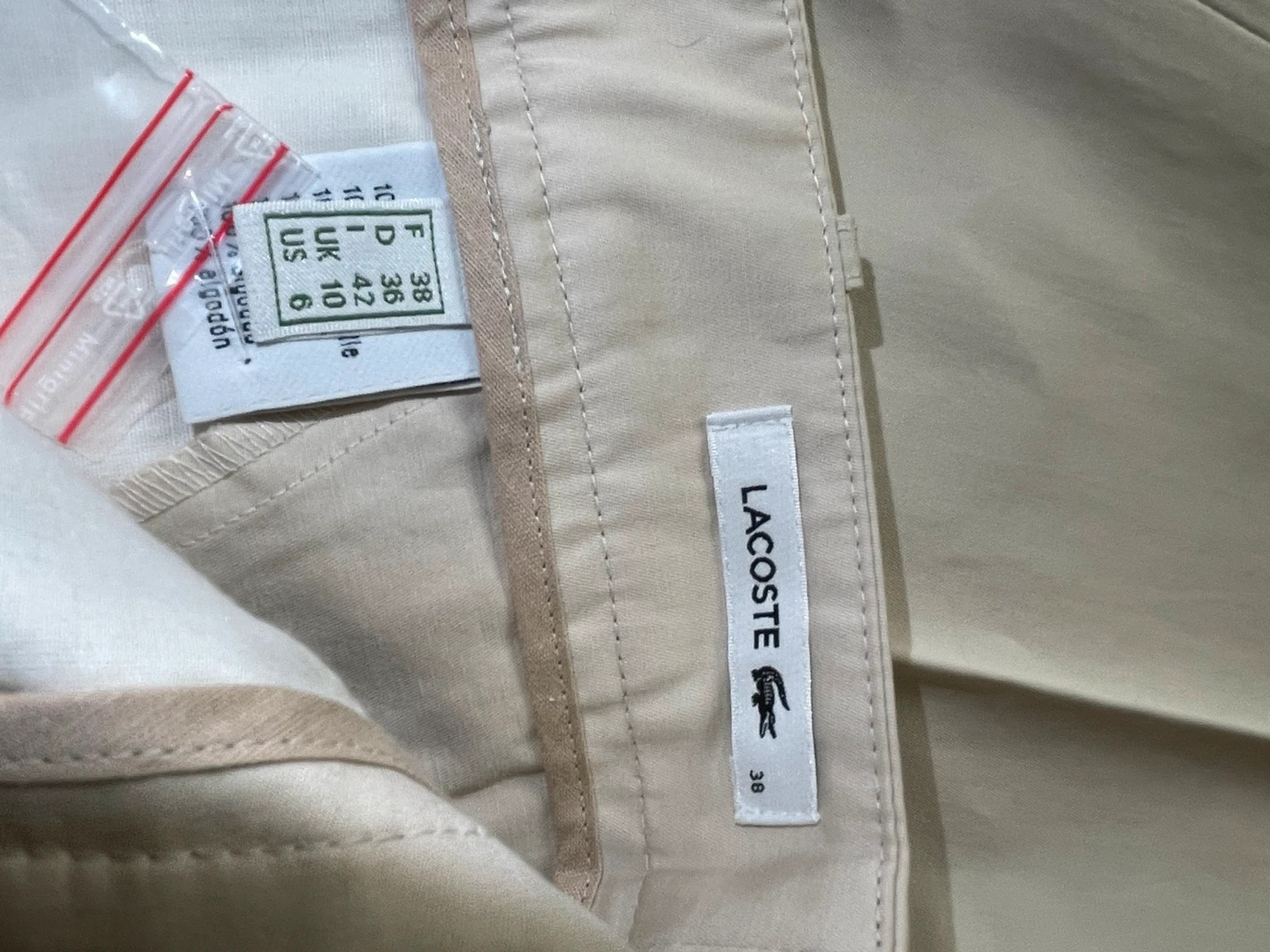 Pantalon à pinces Lacoste taille M – Lacoste – taille M / 38 / 10 3