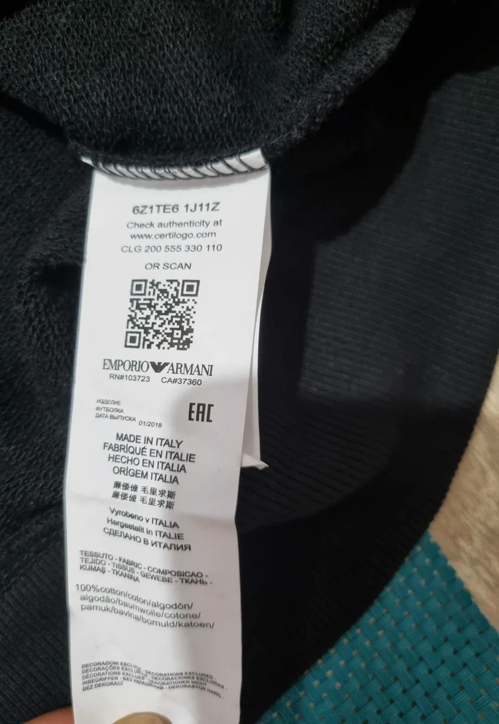 Pull ras cou – Armani – taille XXL 5