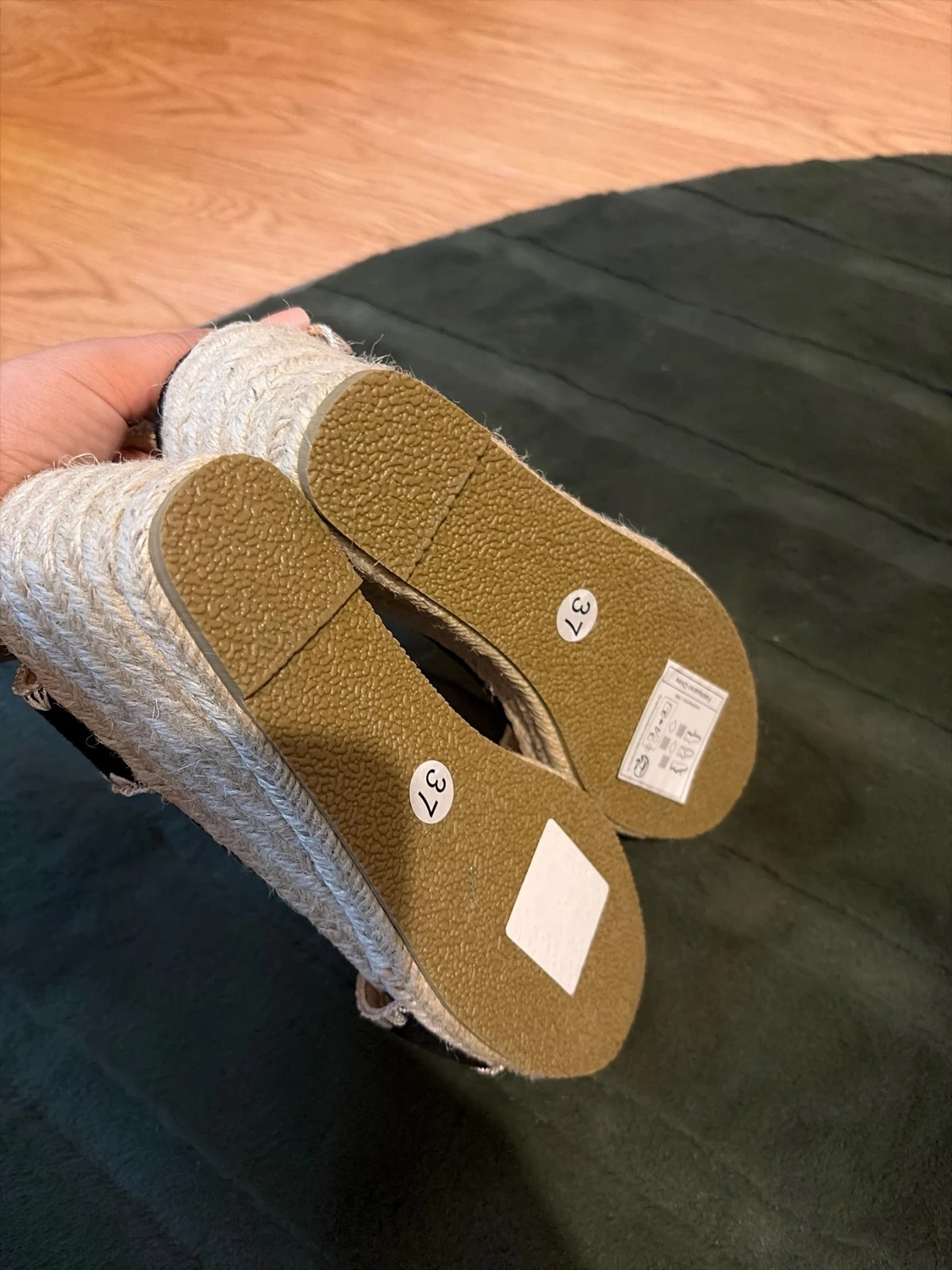 Sandalette compensée – U Collection – taille 37 3
