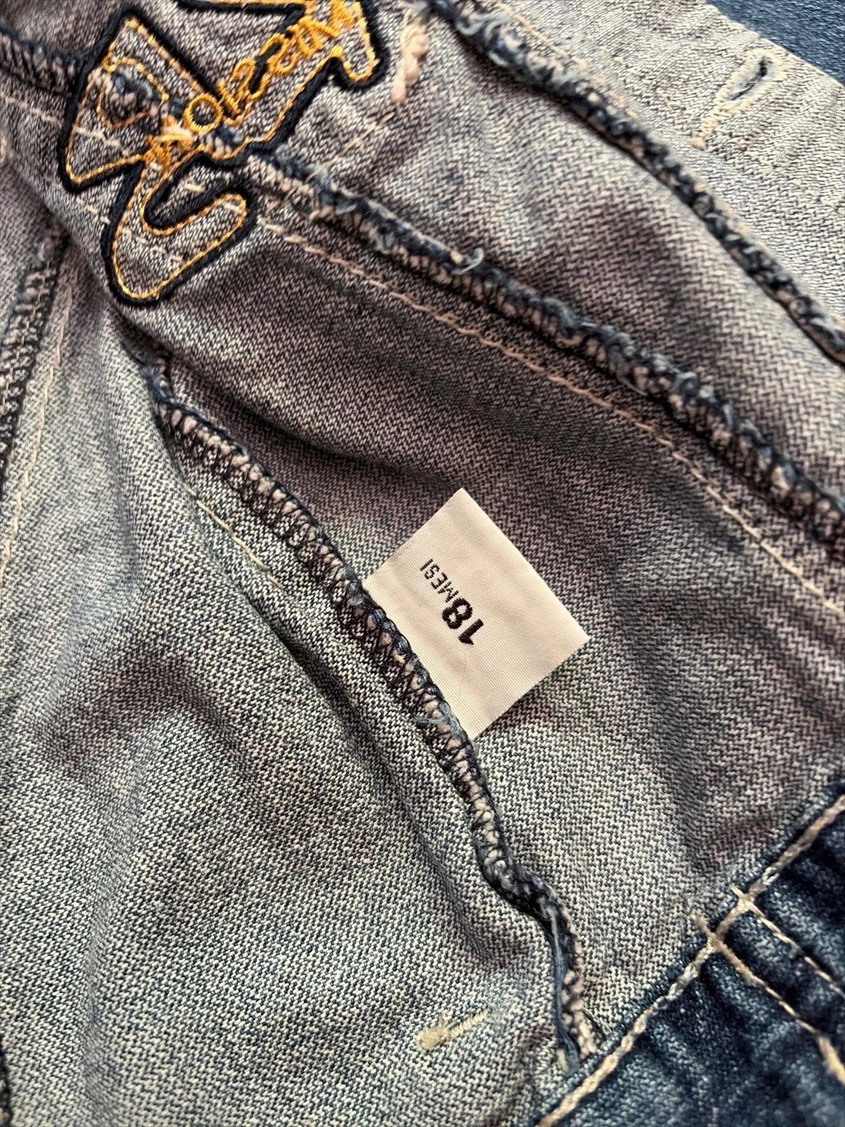 Veste en jean – Mono Star – taille 12-18 mois / 80 cm 4