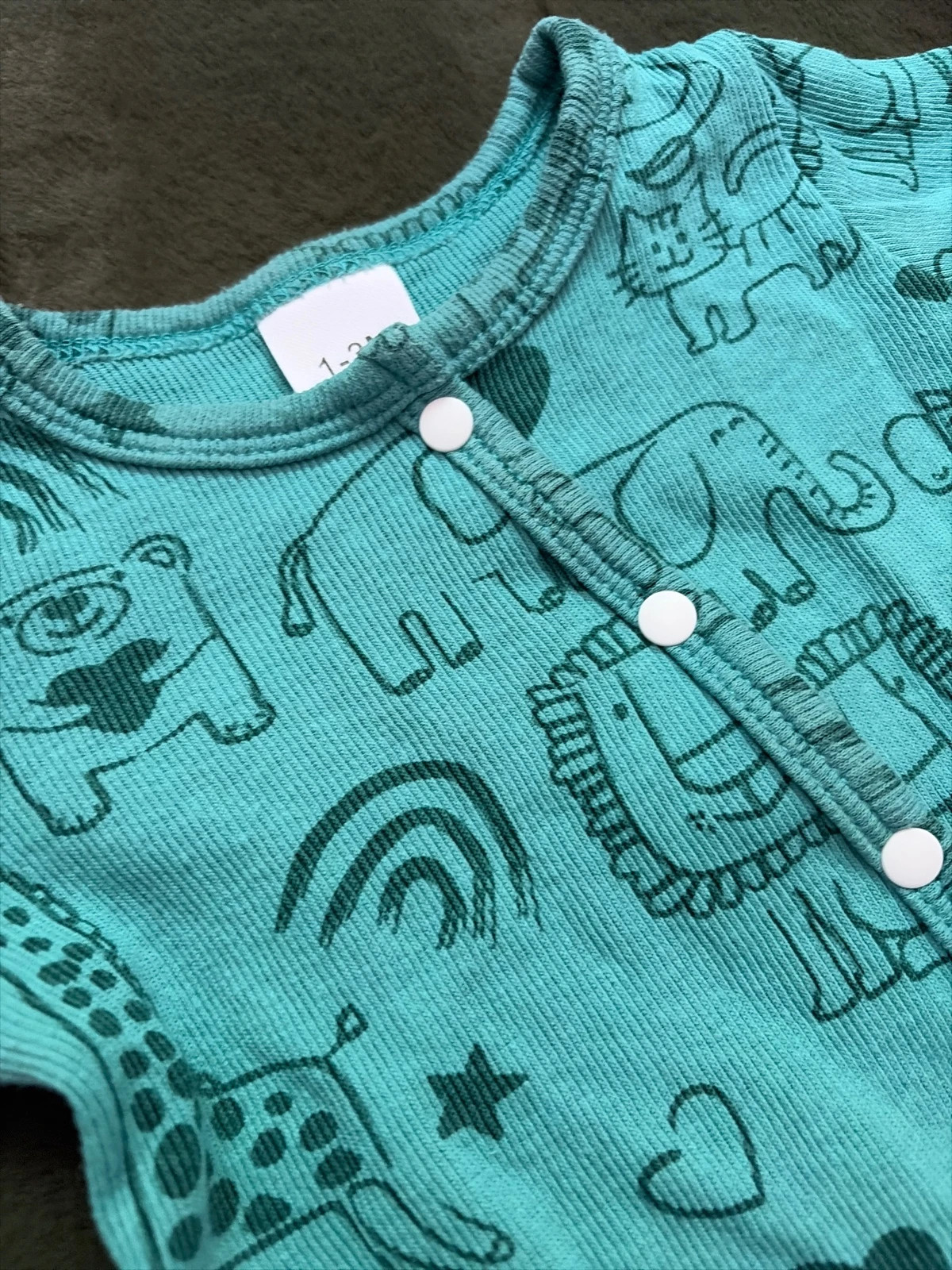 Pyjama garçon – Shein – taille 1-3 mois / 56 cm 3