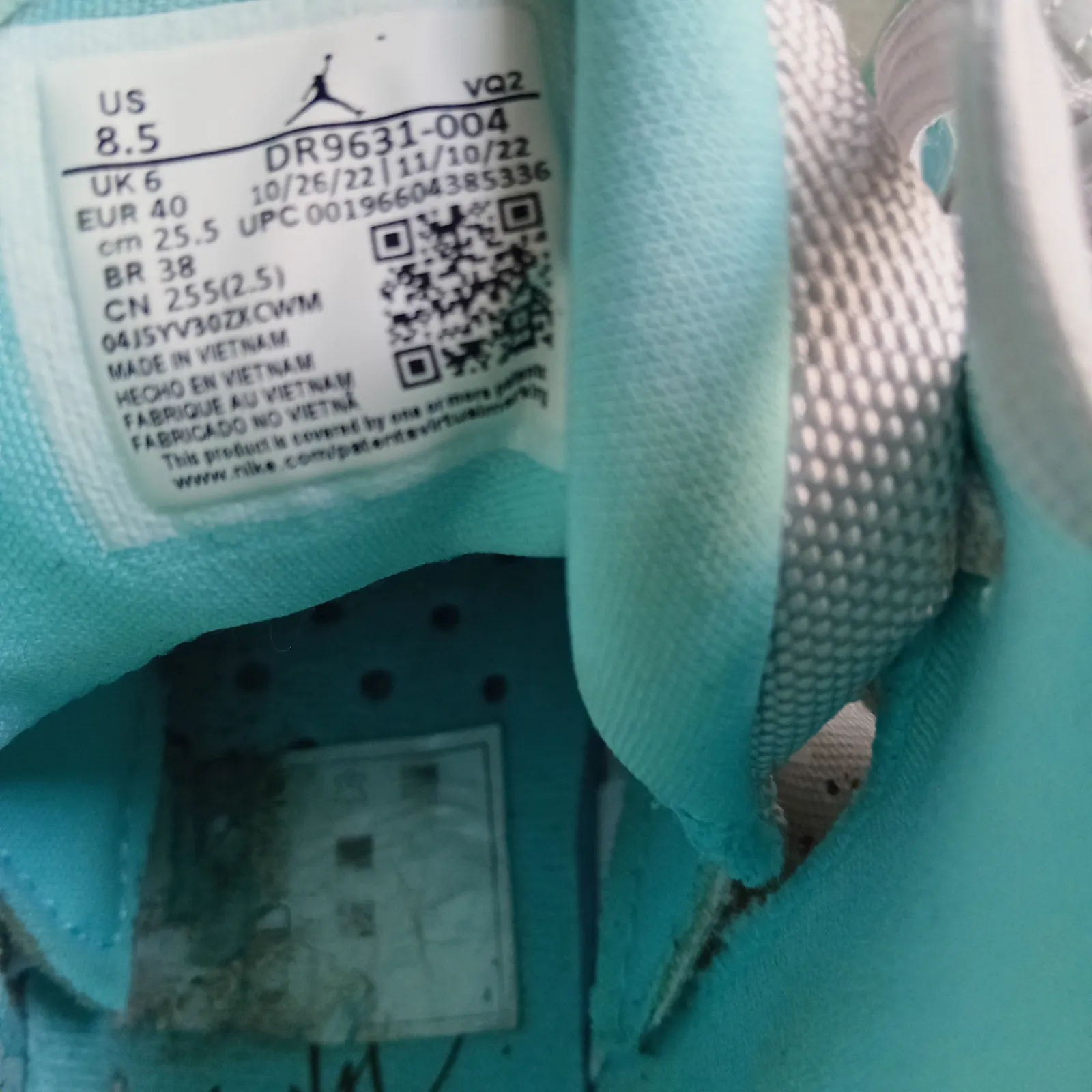 Baskets Air Jordan 14 Low WMNS 'Mineral Teal' 👟 – Jordan – taille EU 40 3