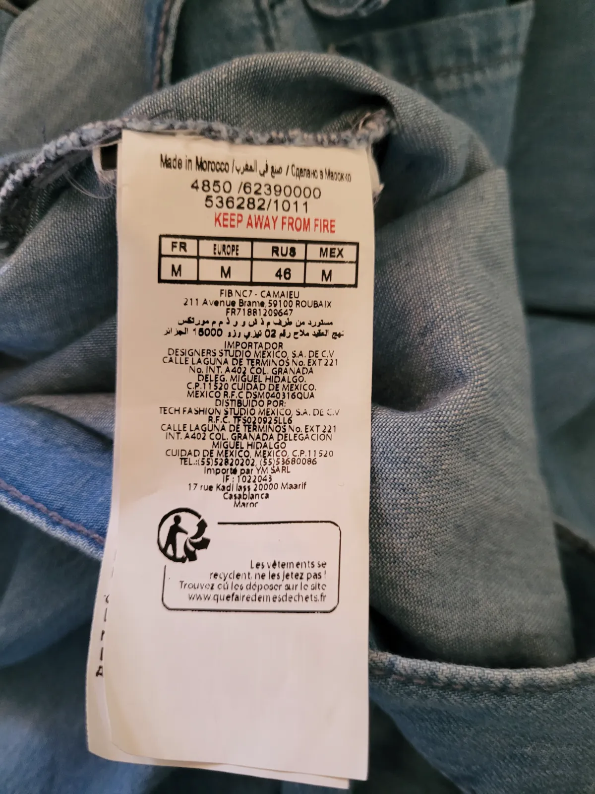 Robe en jean taille M  – Camaïeu – taille M 6