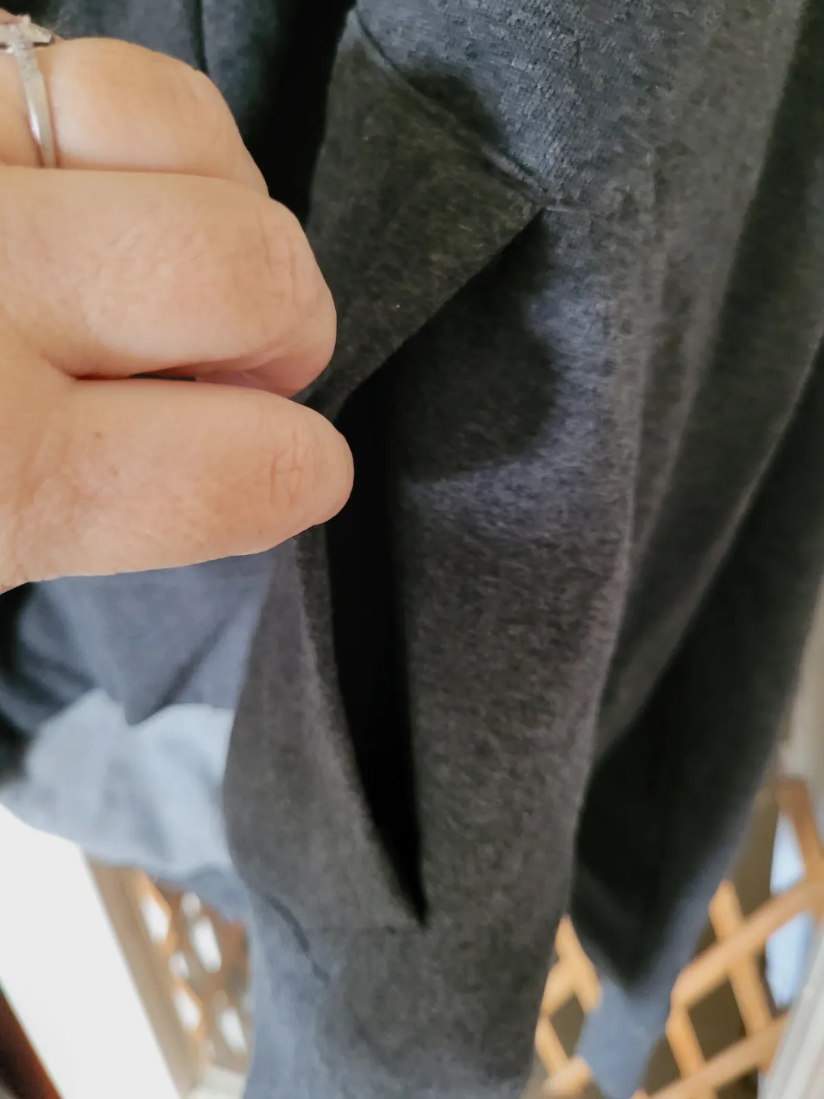 Sweat de portage et grossesse gris anthracite – Seraphine – taille L 5