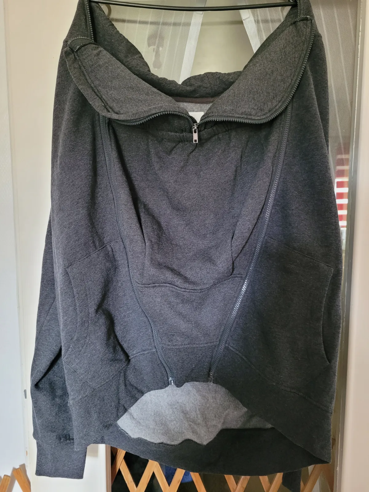 Sweat de portage et grossesse gris anthracite – Seraphine – taille L 3