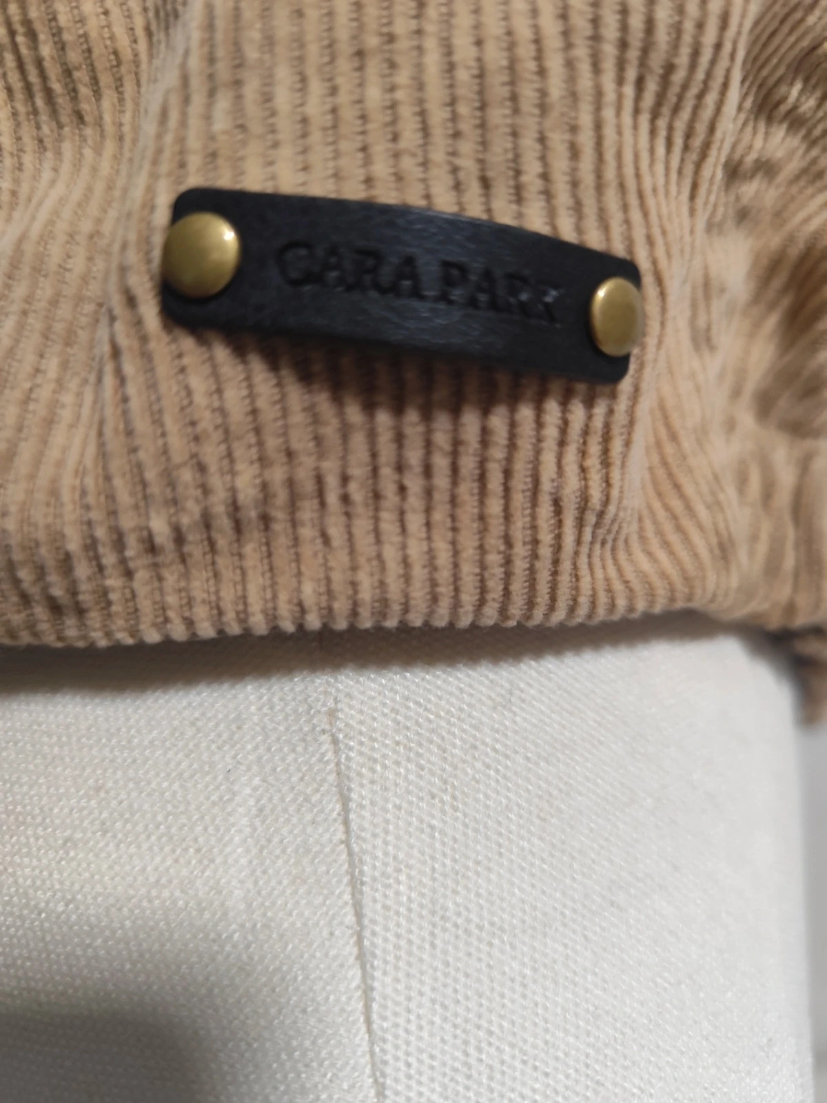 Gorra Newsboy de Pana Beige Cara Park (Moda Coreana) – cara. park – taille Taille unique 5