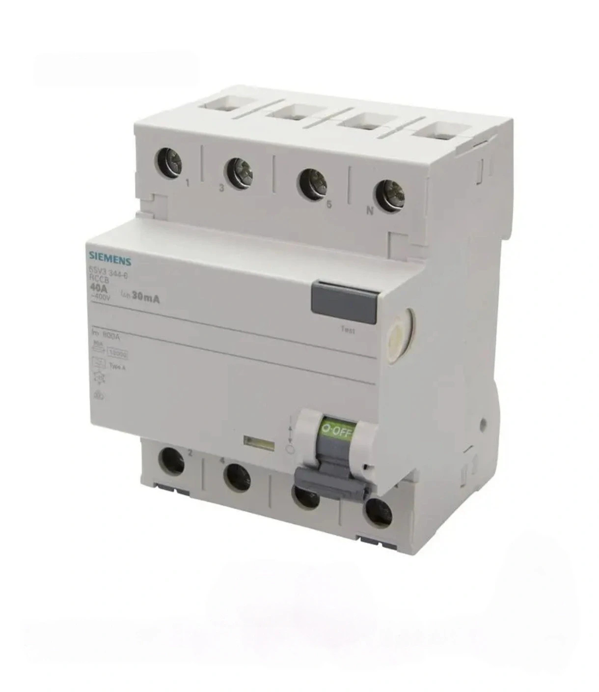 Diferencial Siemens 4P 40A 30mA Tipo A – Siemens