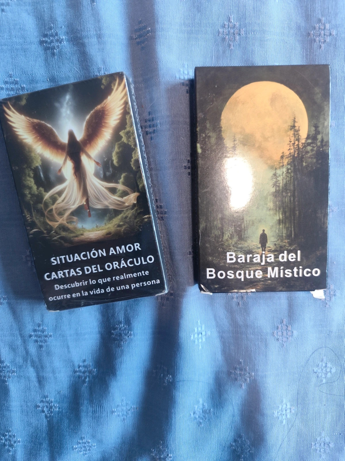 Lote Cartas Tarot 2 Oráculos en Español: Situación Amor + Bosque Místico