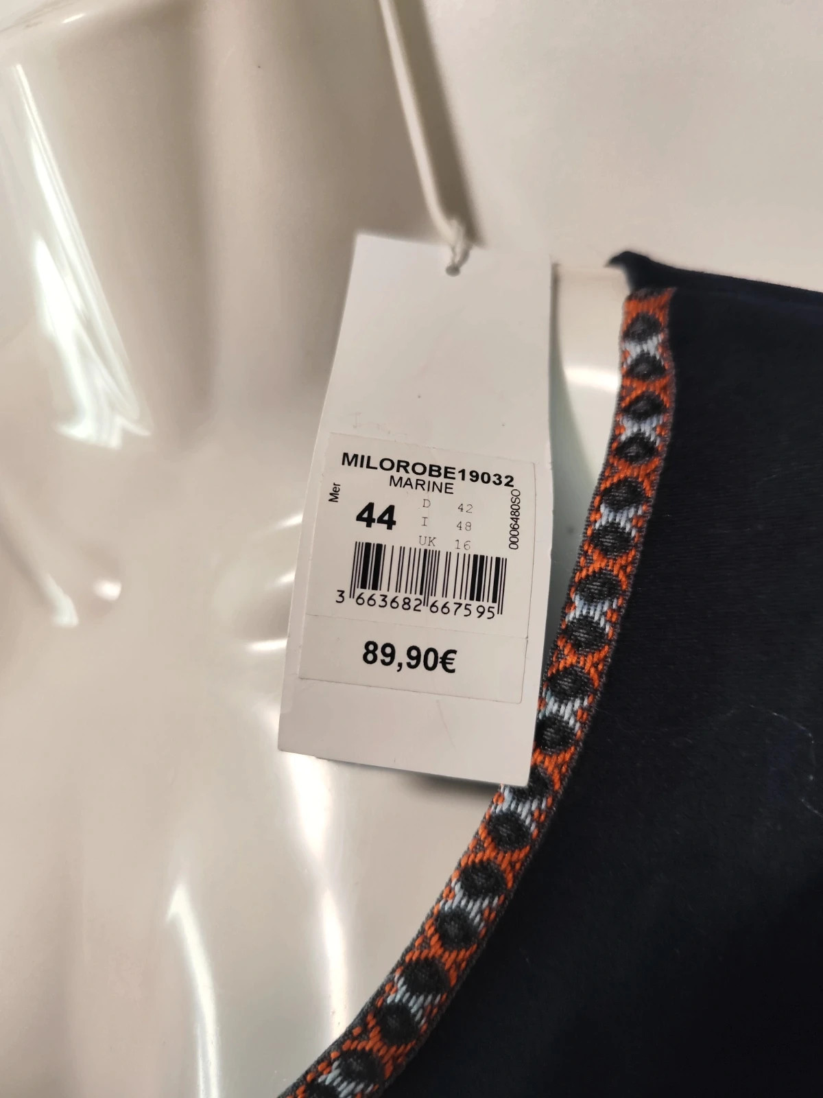 Vestido corto azul marino TBS (Talla L / 44) – TBS – taille L / 40 / 12 2