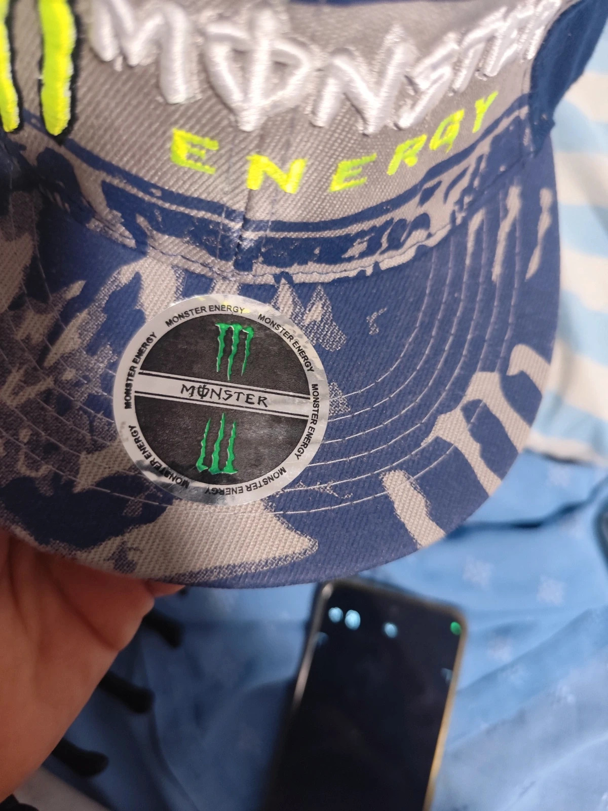 Gorra Plana estilo Snapback de Monster Energy. – Monster – taille Taille unique 5
